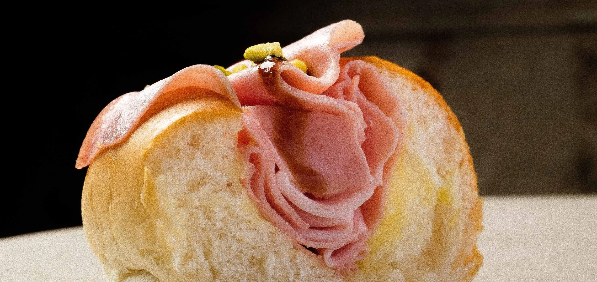 finger food mortadella pistacchi aceto balsamico