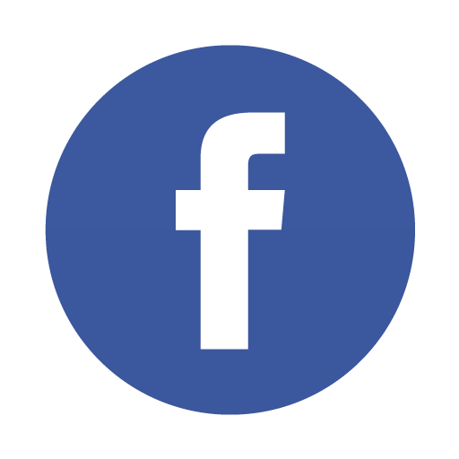 Logo de Facebook en bleu et blanc.