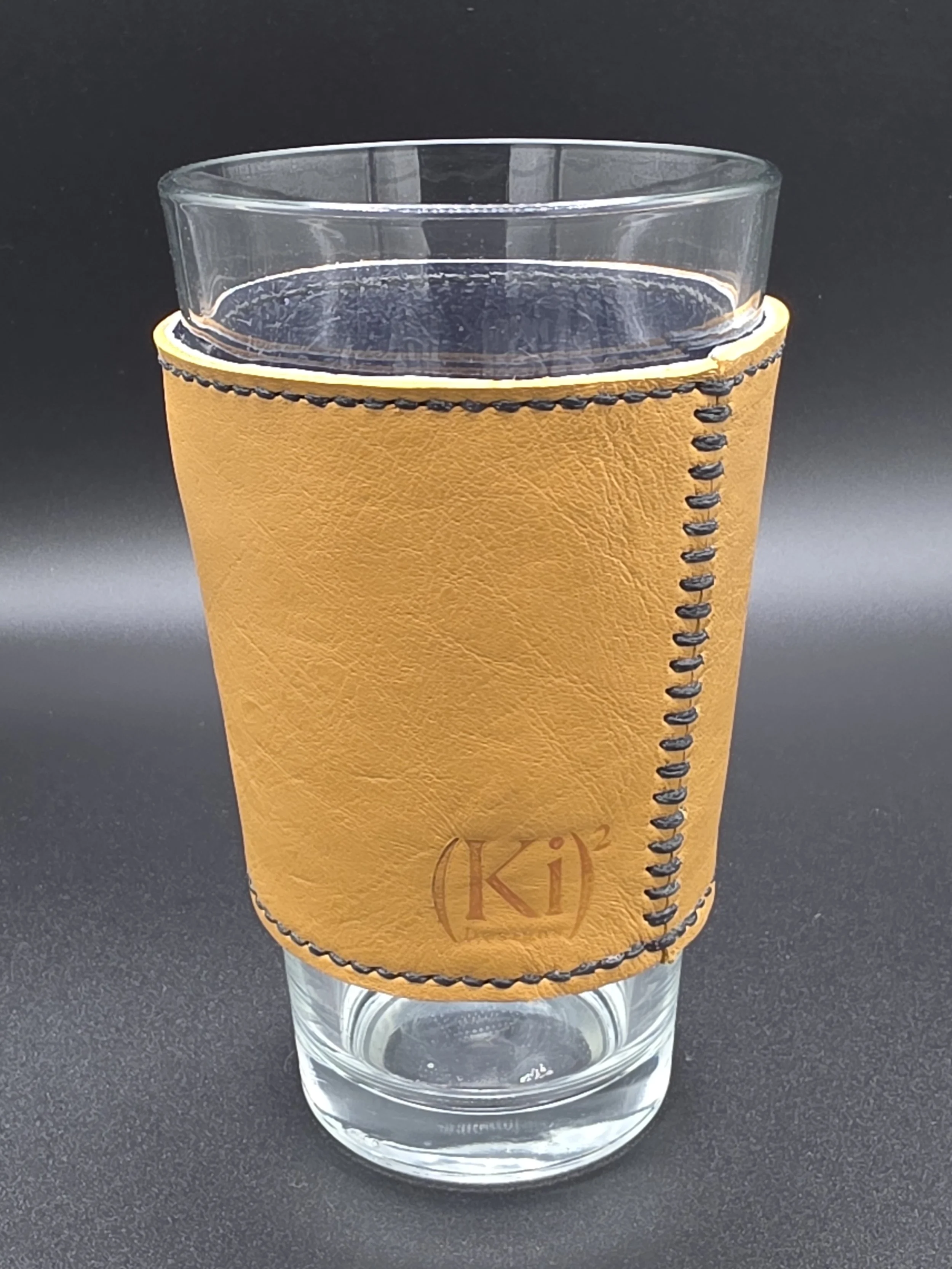 Scrappy Pint Drinkin' Buddy: Mustard with Black Thread