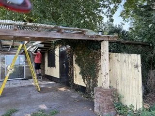 Removal/weeding of the Roof 15.8.26