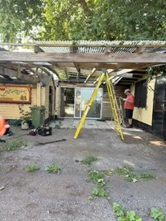 Removal/weeding of the Roof 15.8.26