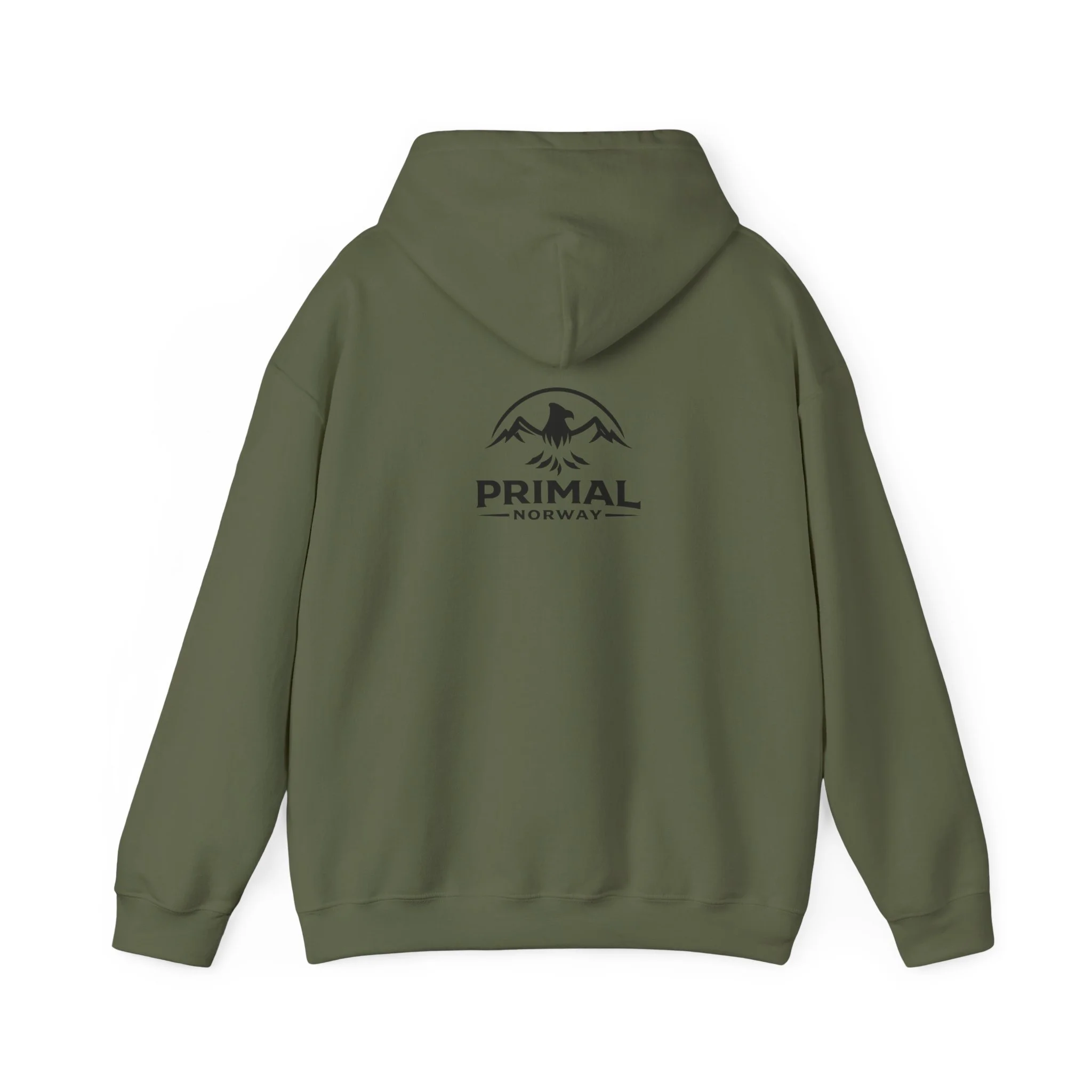 Primal Norway Mountain Logo Hoodie – Minimal Outdoor Pullover