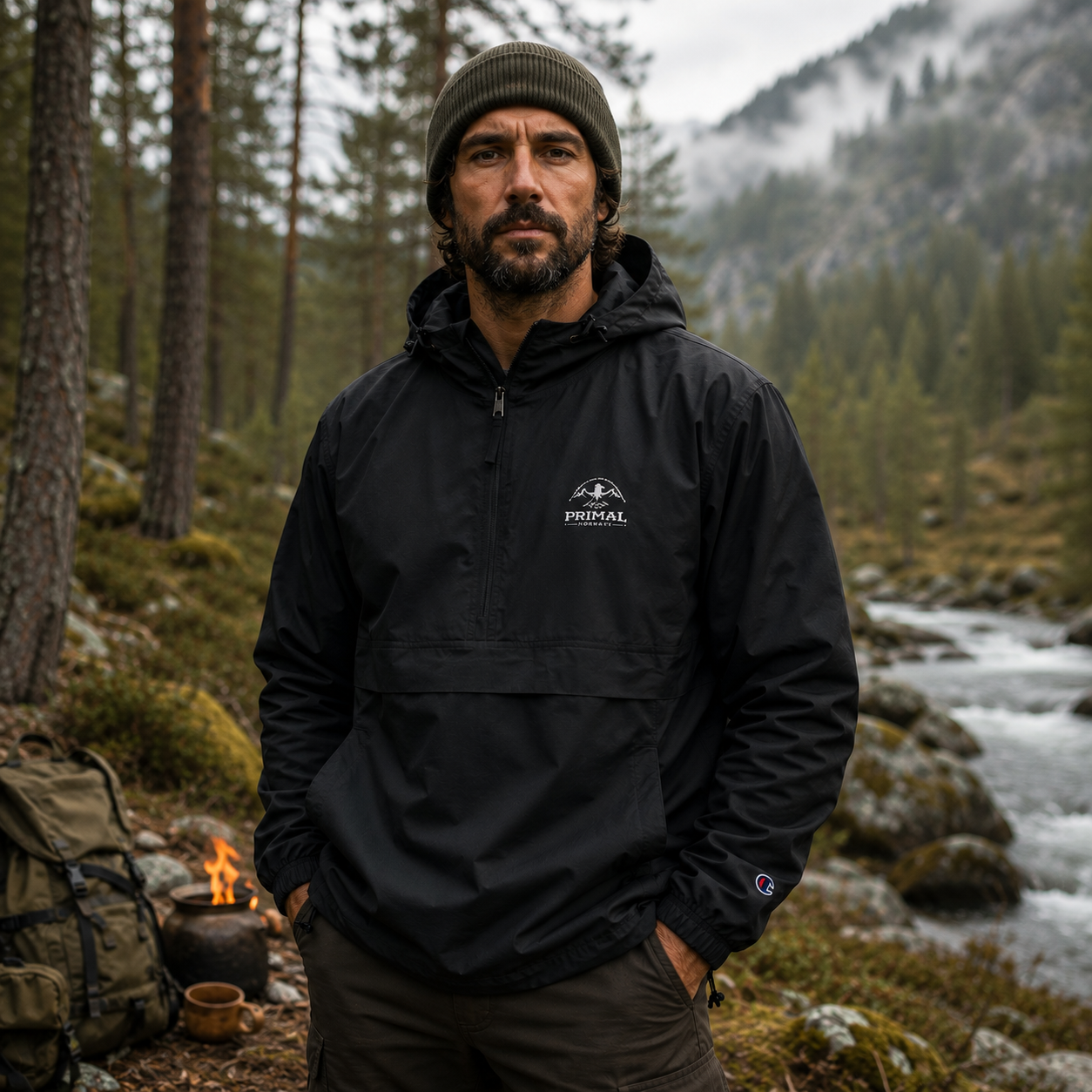Primal Norway Black Jacket Front.png