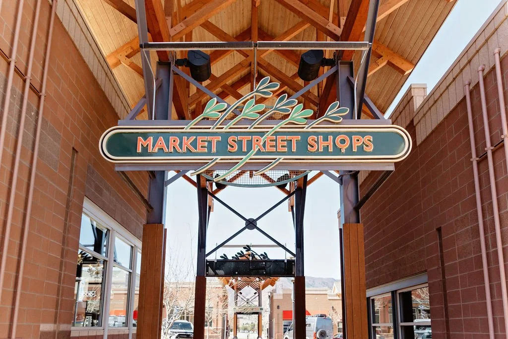 Meadows Street Shops sign