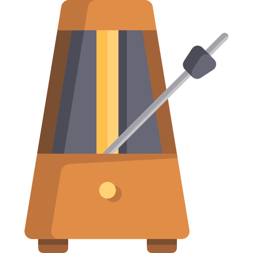Illustration of a vintage coffee grinder with a wooden base and metal crank handle.