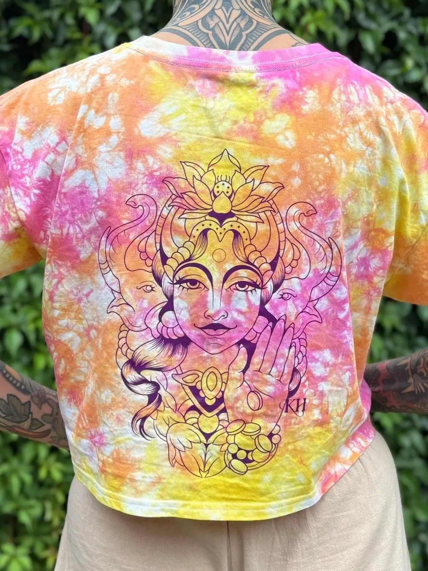 Lakshmi Tie Dye Crop Top