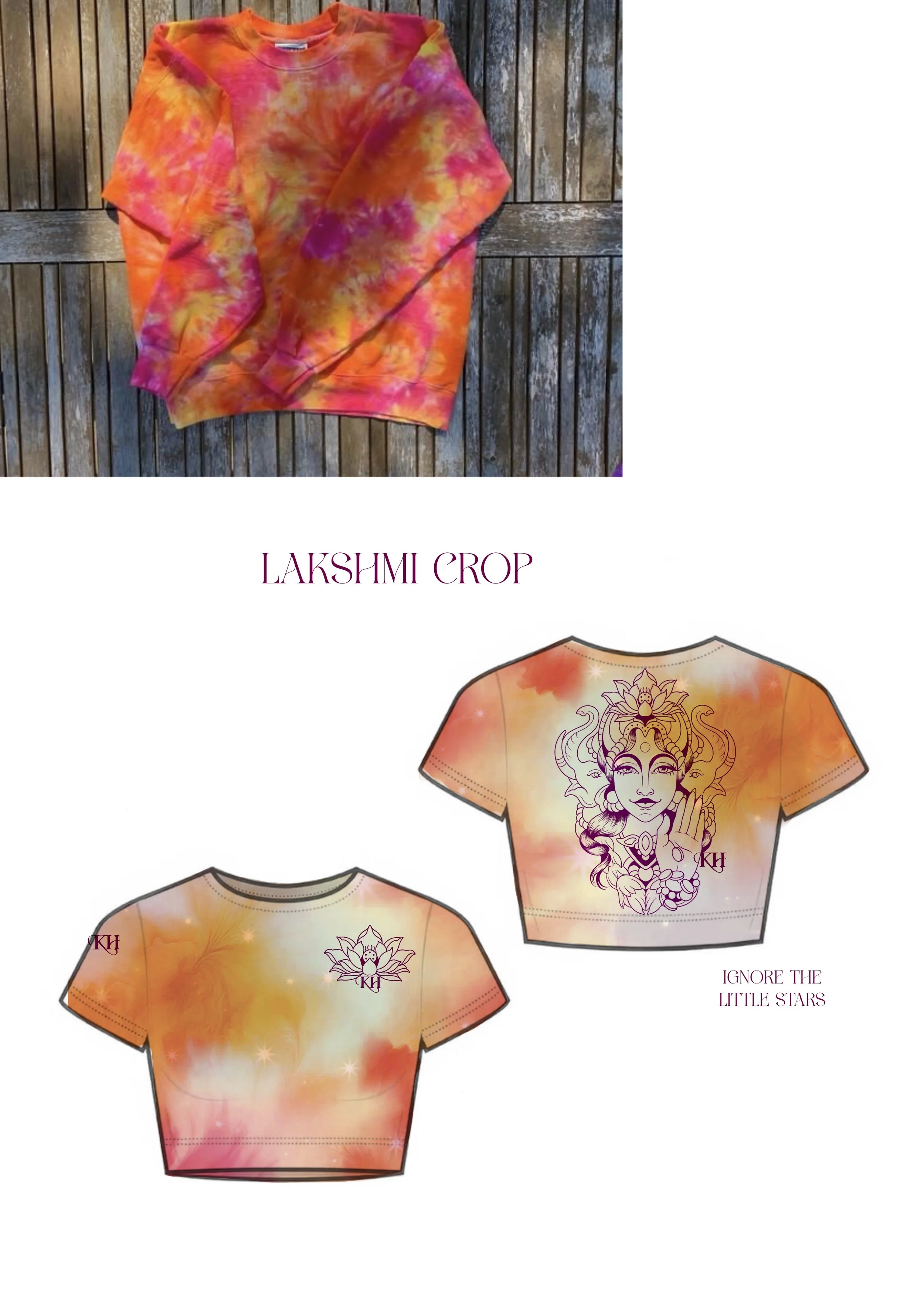 Lakshmi Tie Dye Crop Top