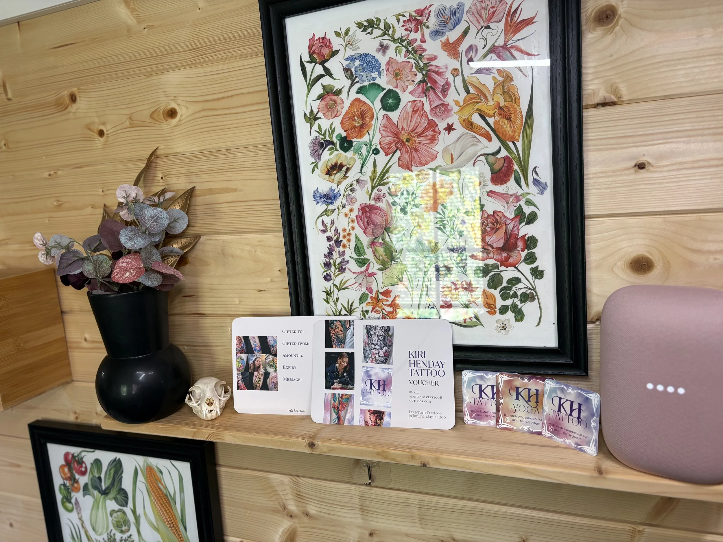 Prints vouchers business cards tattoo studio