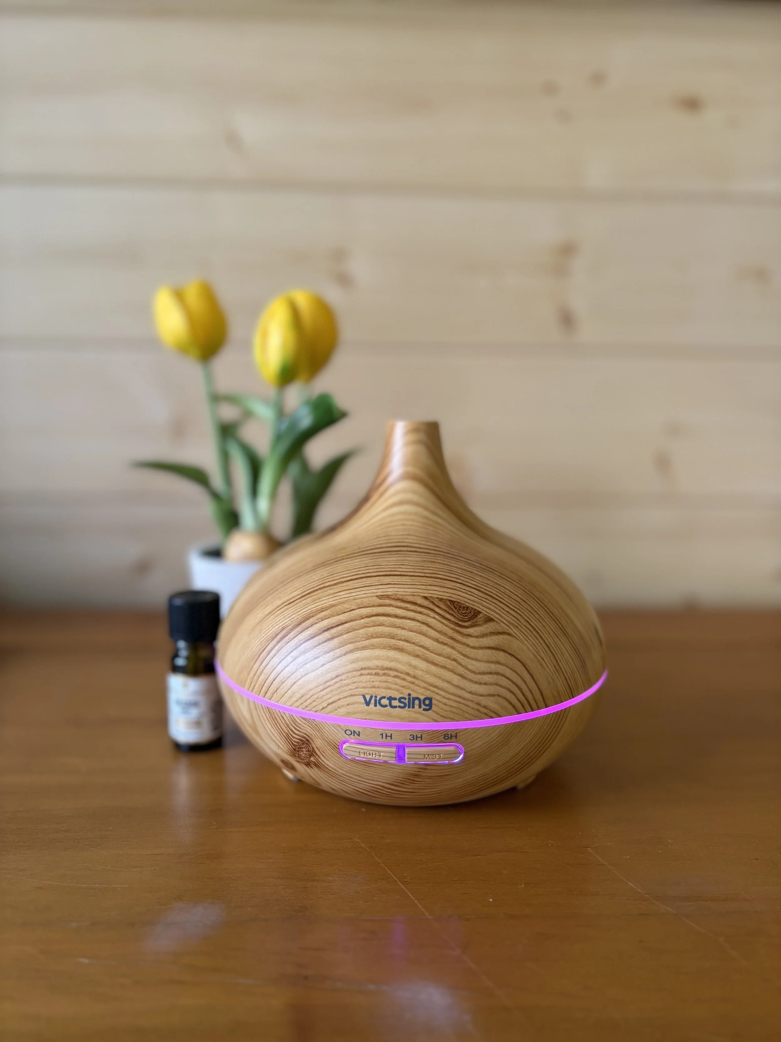 Aromatherapy diffuser essential oils flowers