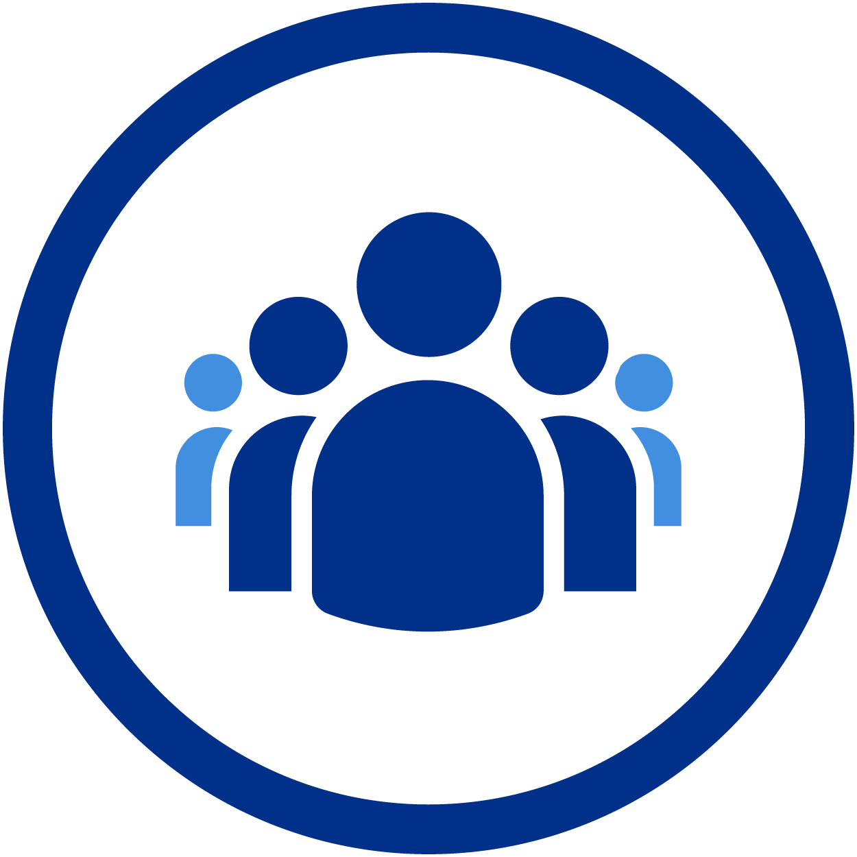 Group of people icon representing Wisconsin River Partners’ community-minded approach.