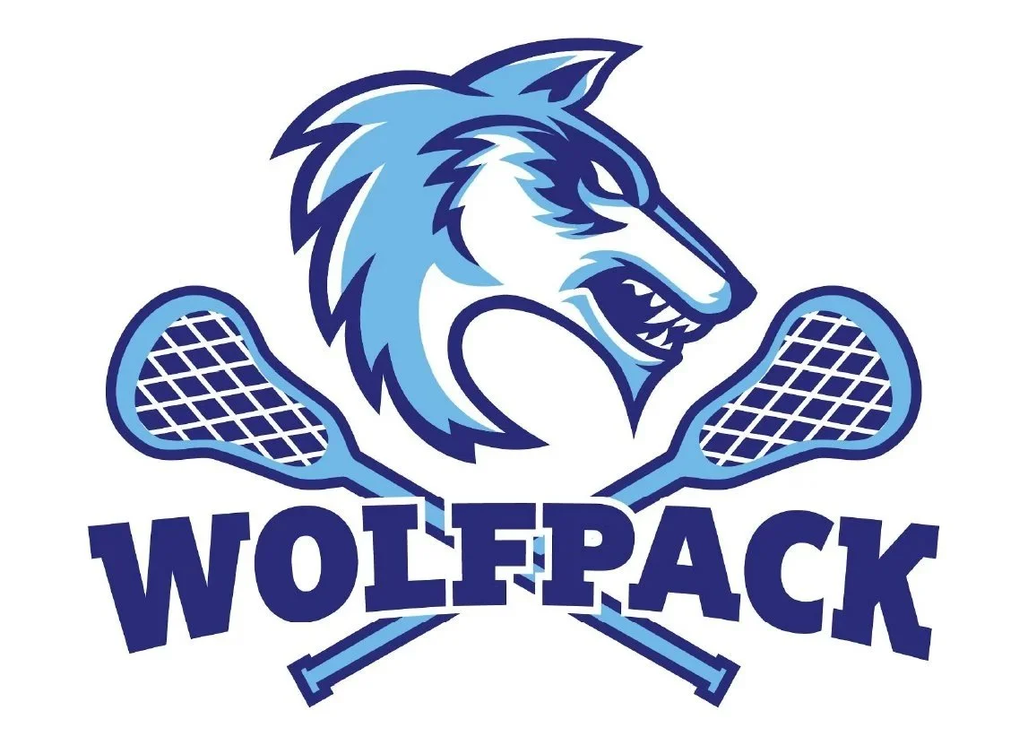Wausau Wolfpack Lacrosse logo.