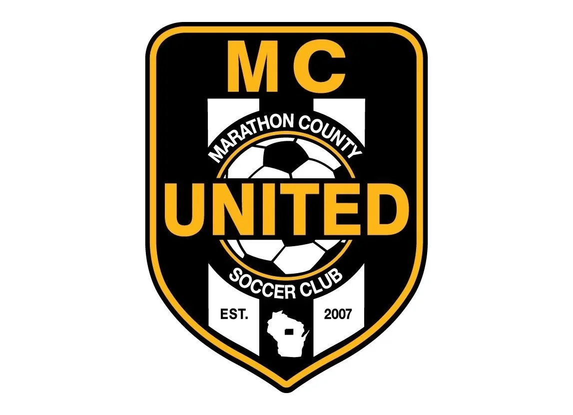 MC United Soccer Club logo.