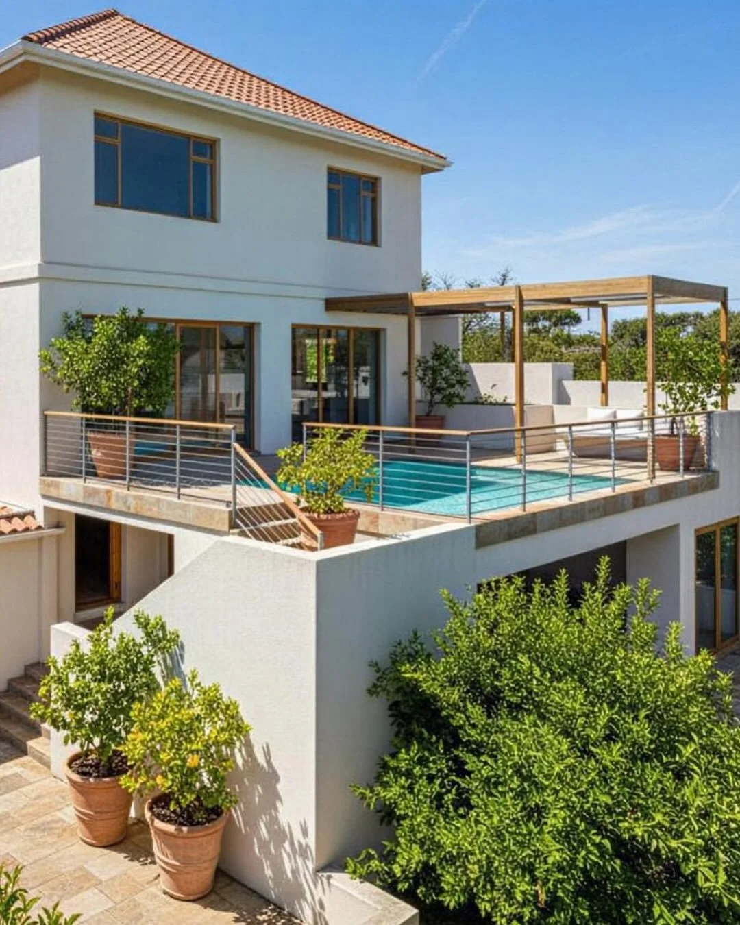 House Jardim
Sea Point, Cape Town

A century-old home carefully adapted for contemporary living, while preserving its character and presence.

Because the primary living spaces sit high above street level, the design focuses on creating a true outdoo