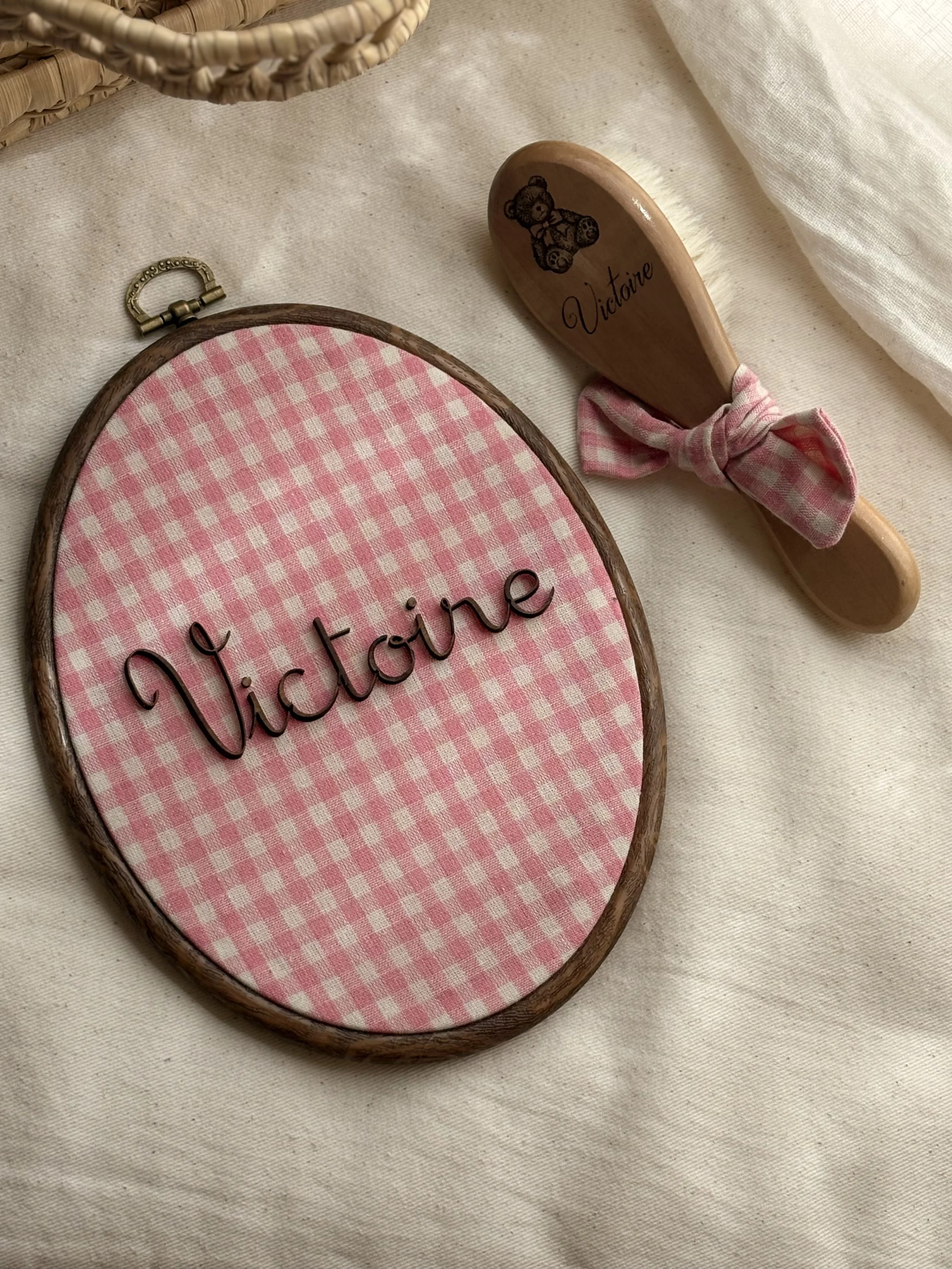 Tambourin personnalisé vintage