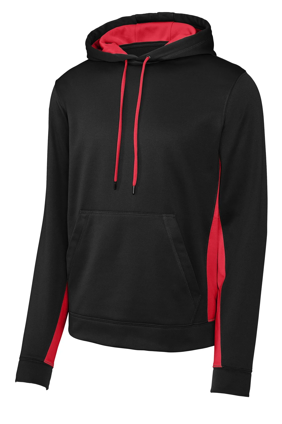 Sport-Tek® Sport-Wick® Fleece Colorblock Hooded Pullover