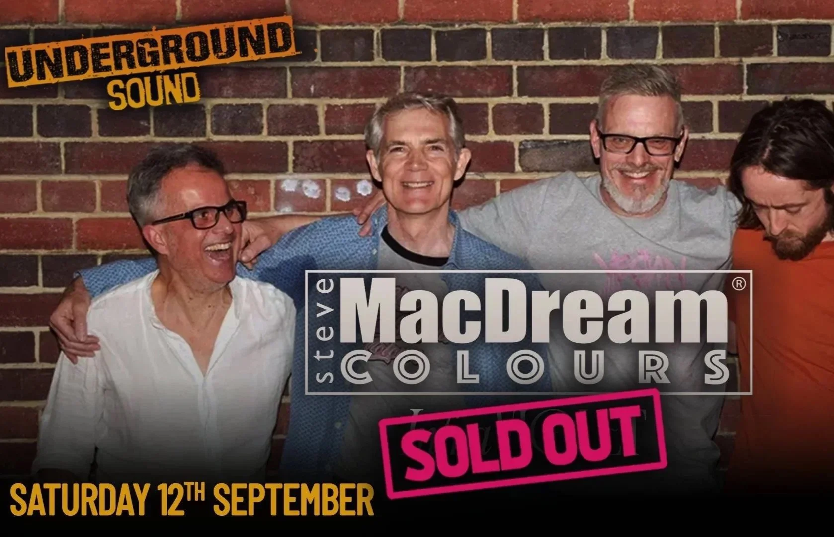 Underground Sound presents Steve MacDream Colours live!