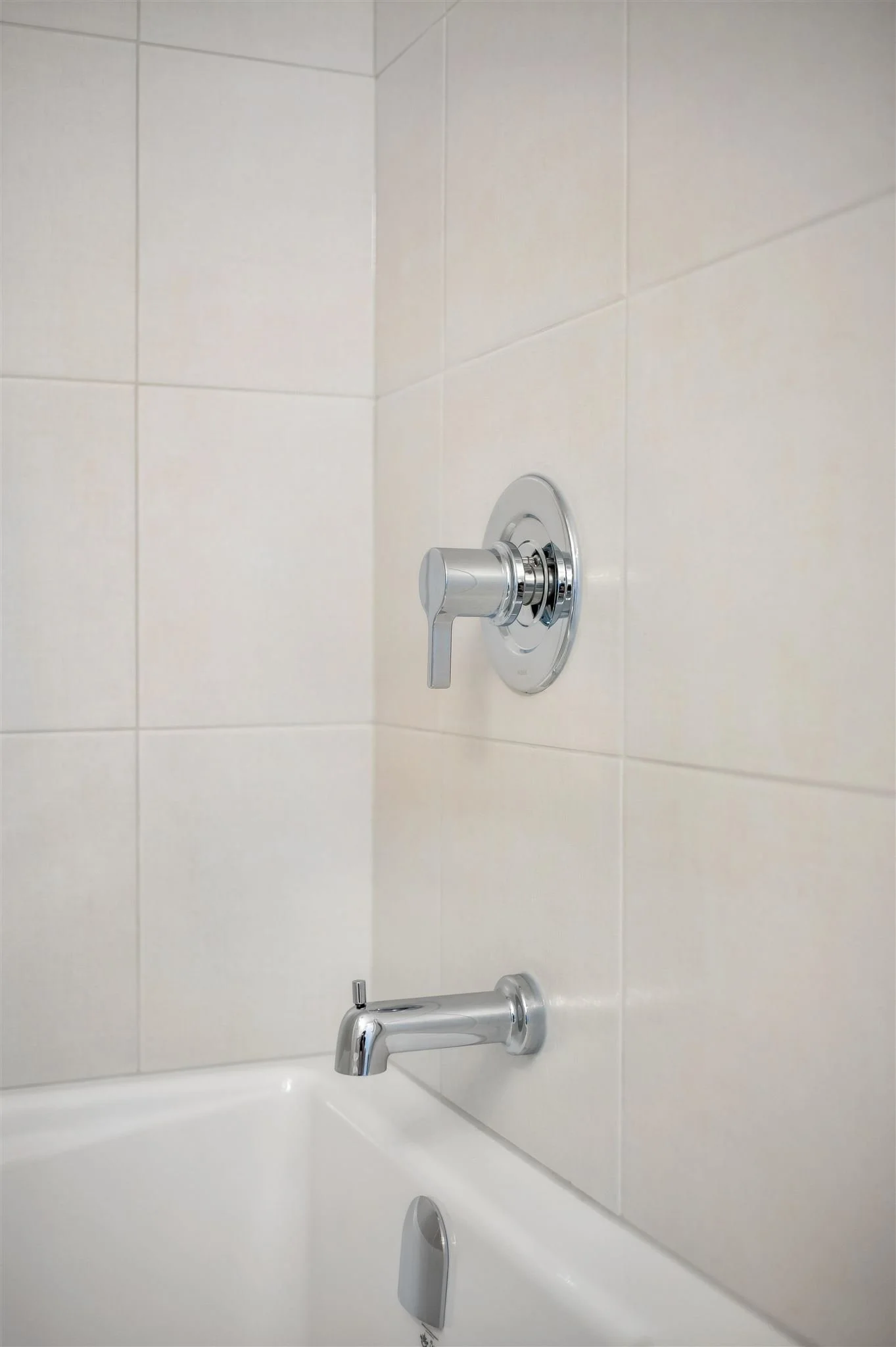 8 Oat Lane — Chrome tub and shower fixtures