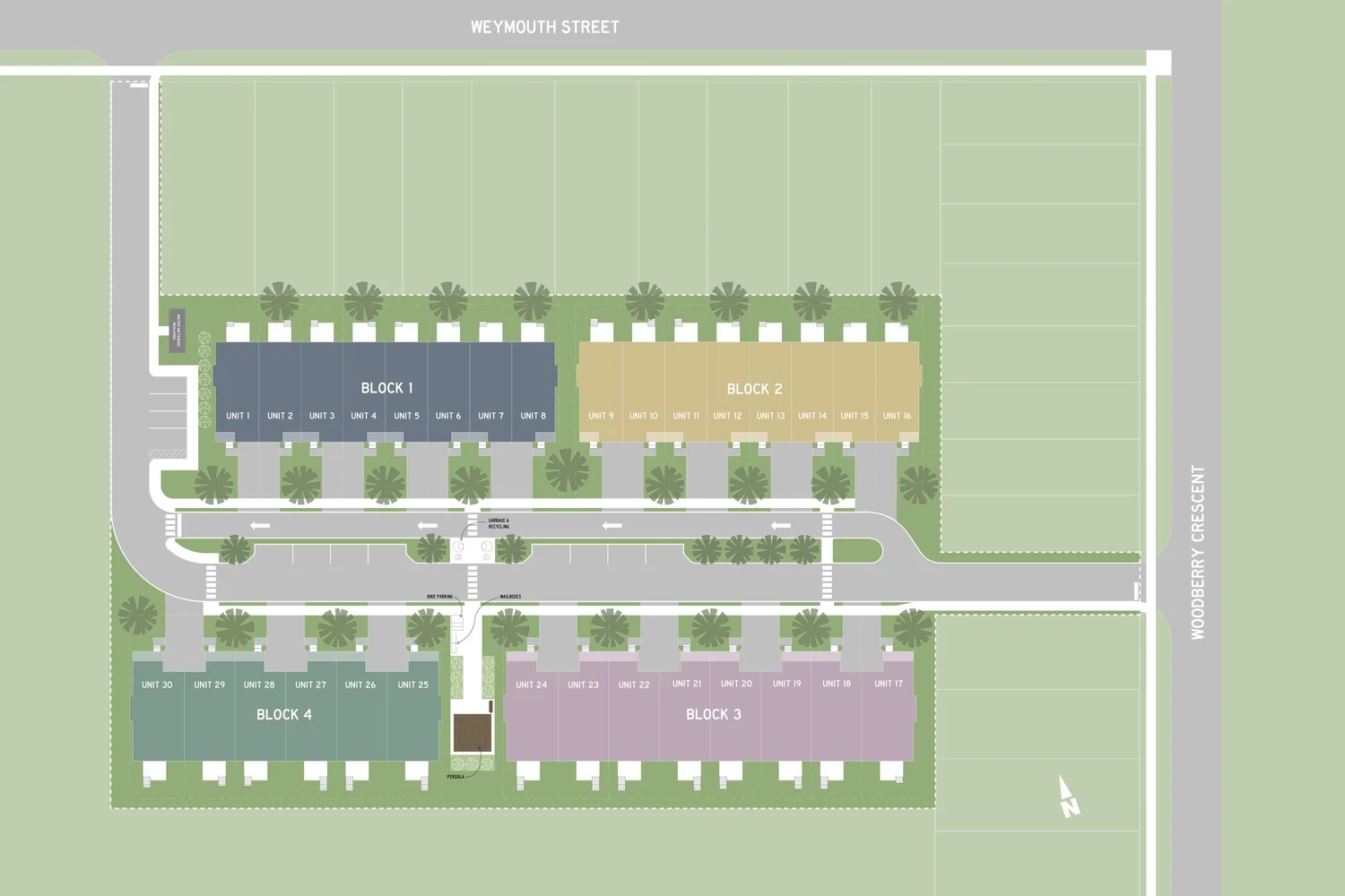 Pine Ridge Crossing site plan