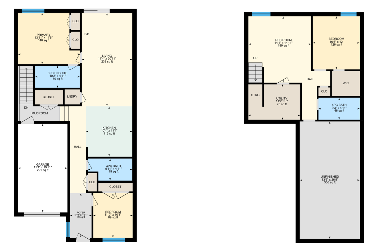 Pine Ridge Crossing bungalow floor plan