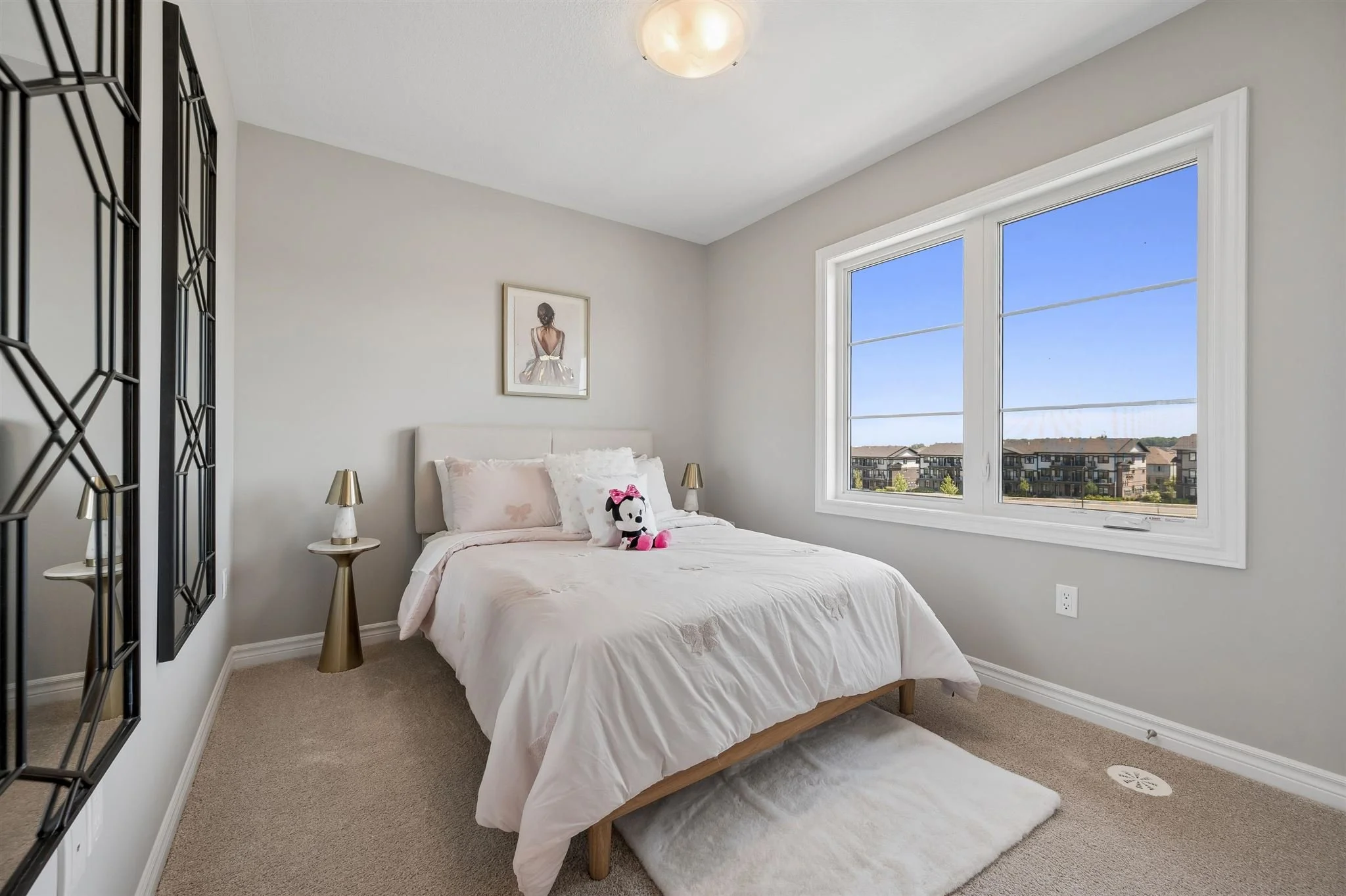 8 Oat Lane — Second bedroom with large window