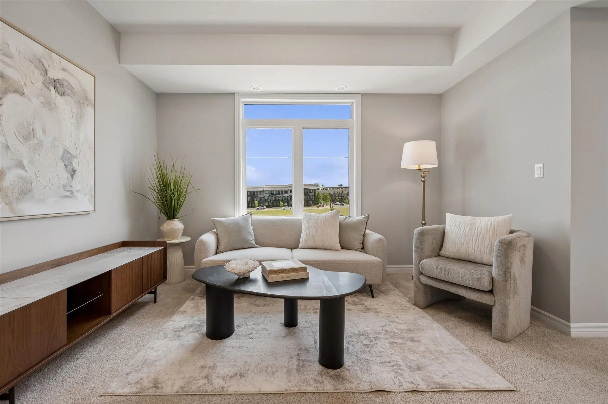 8 Oat Lane — Living room with oversized window