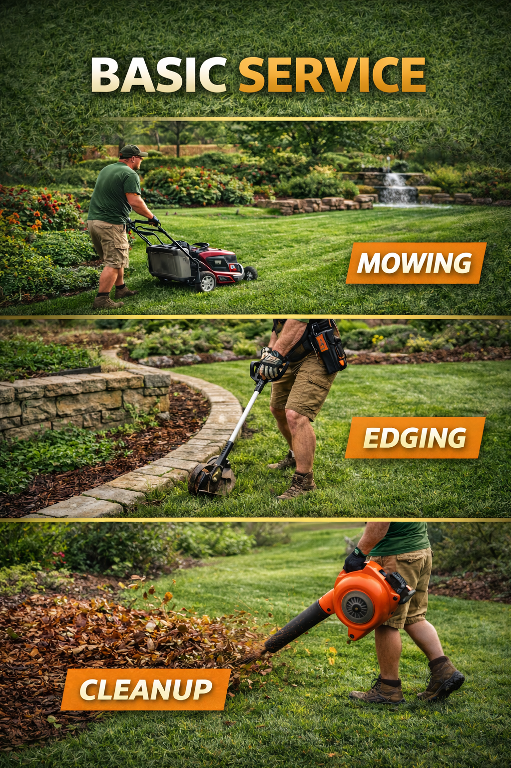 BASIC  Landscaping Service - month to month service