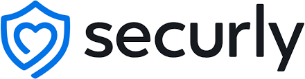 Blue and black Securly logo