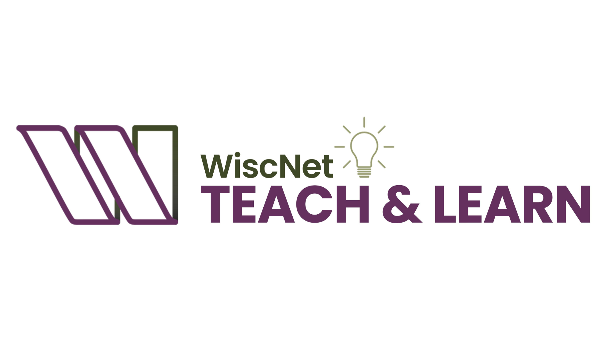 WiscNet Teach & Learn logo with lightbulb icon