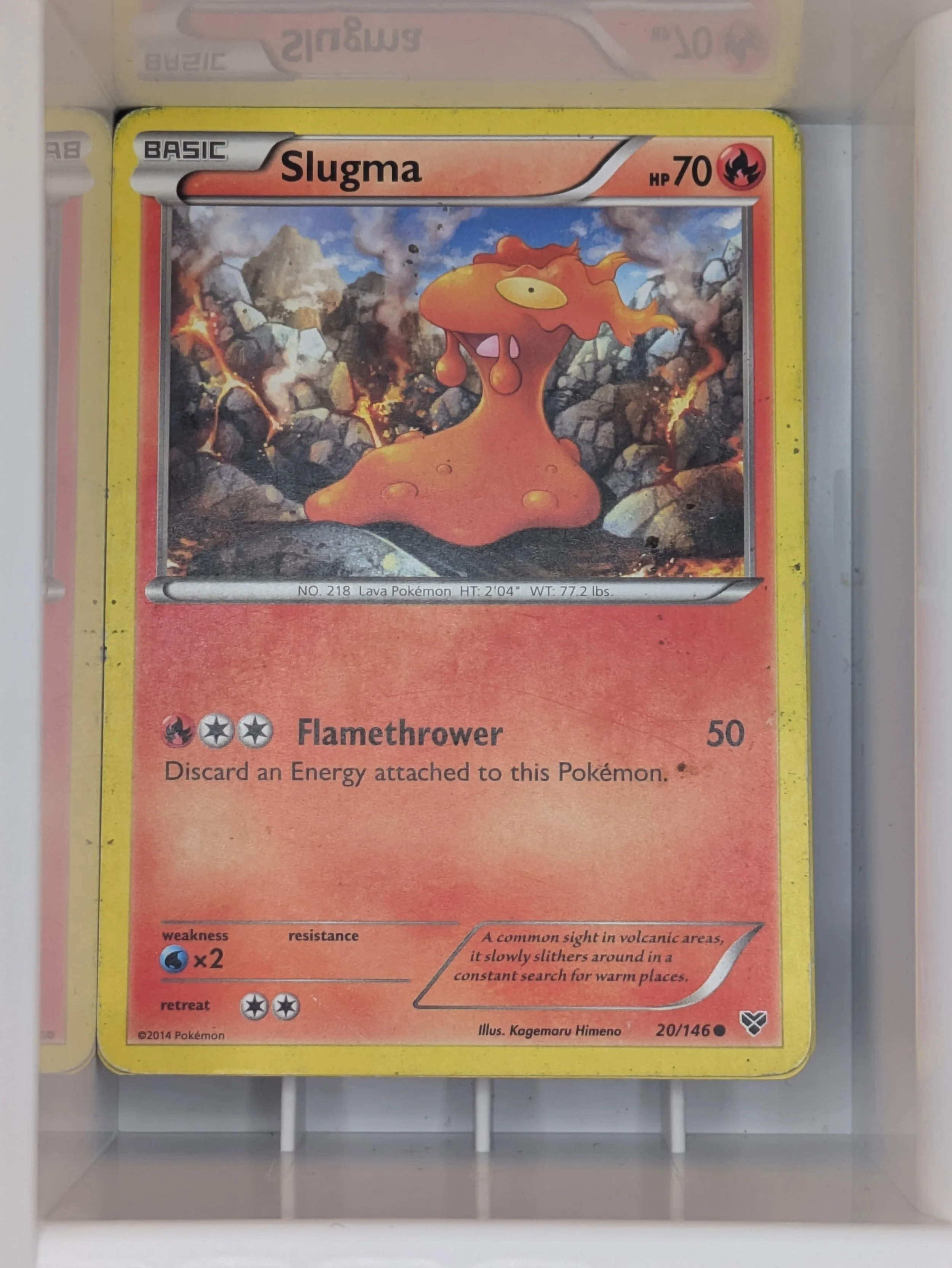 XY - Slugma 20/146 Mild Played