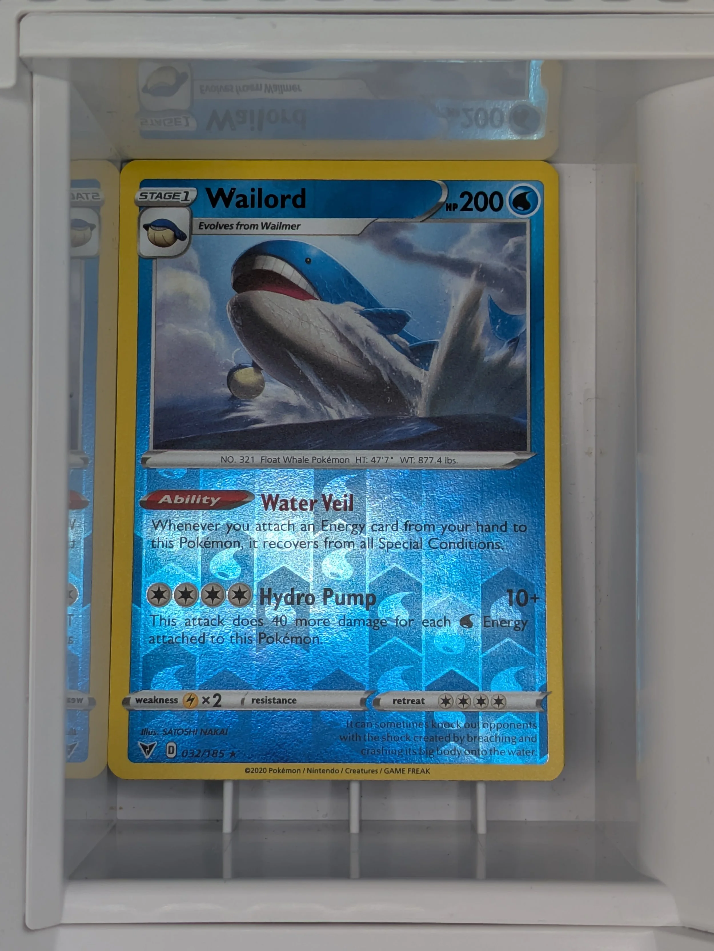 Wailord 32/185 Reverse Holo Light Played