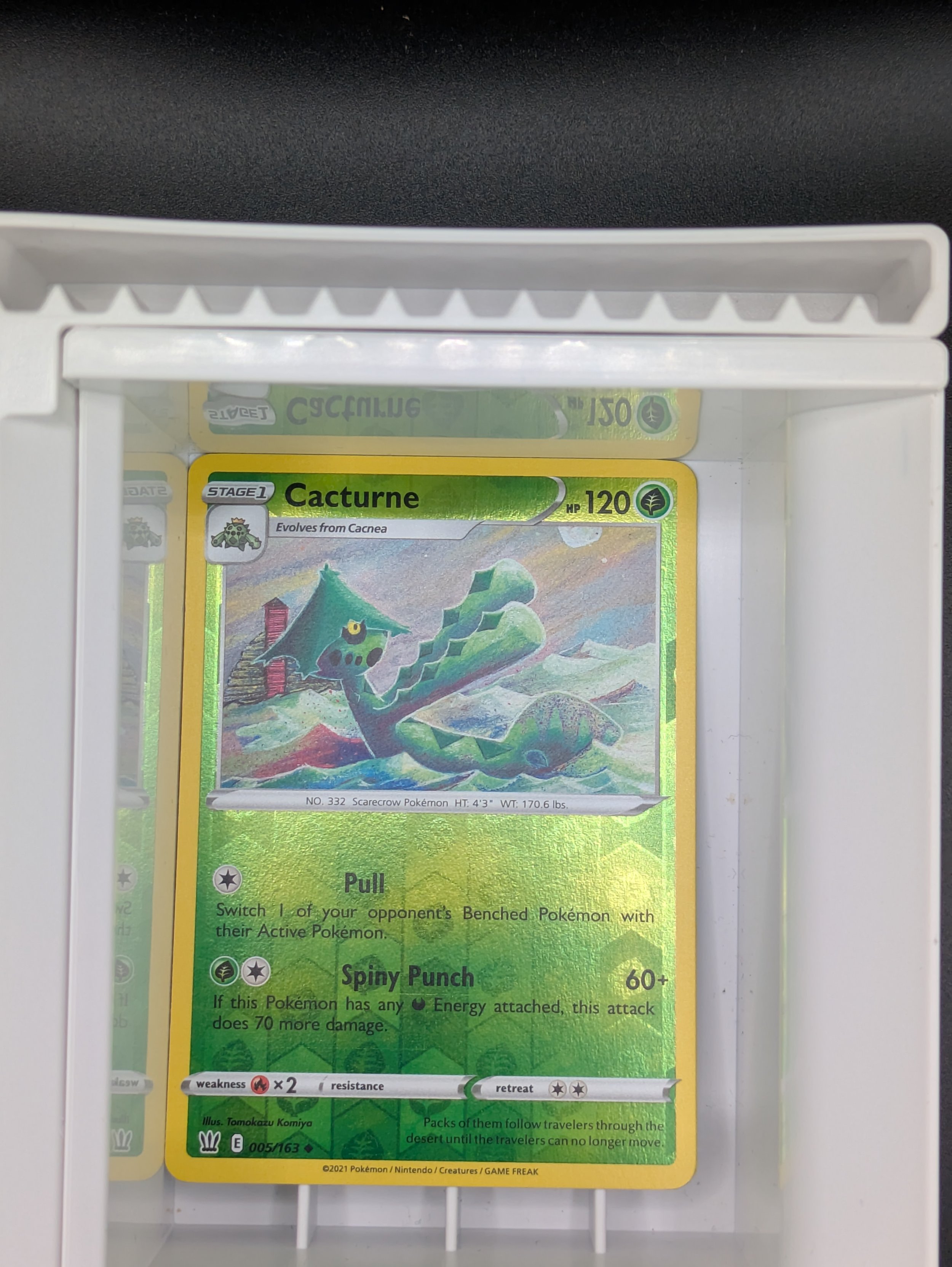 Cacturne 5/163 Reverse Holo Light Played