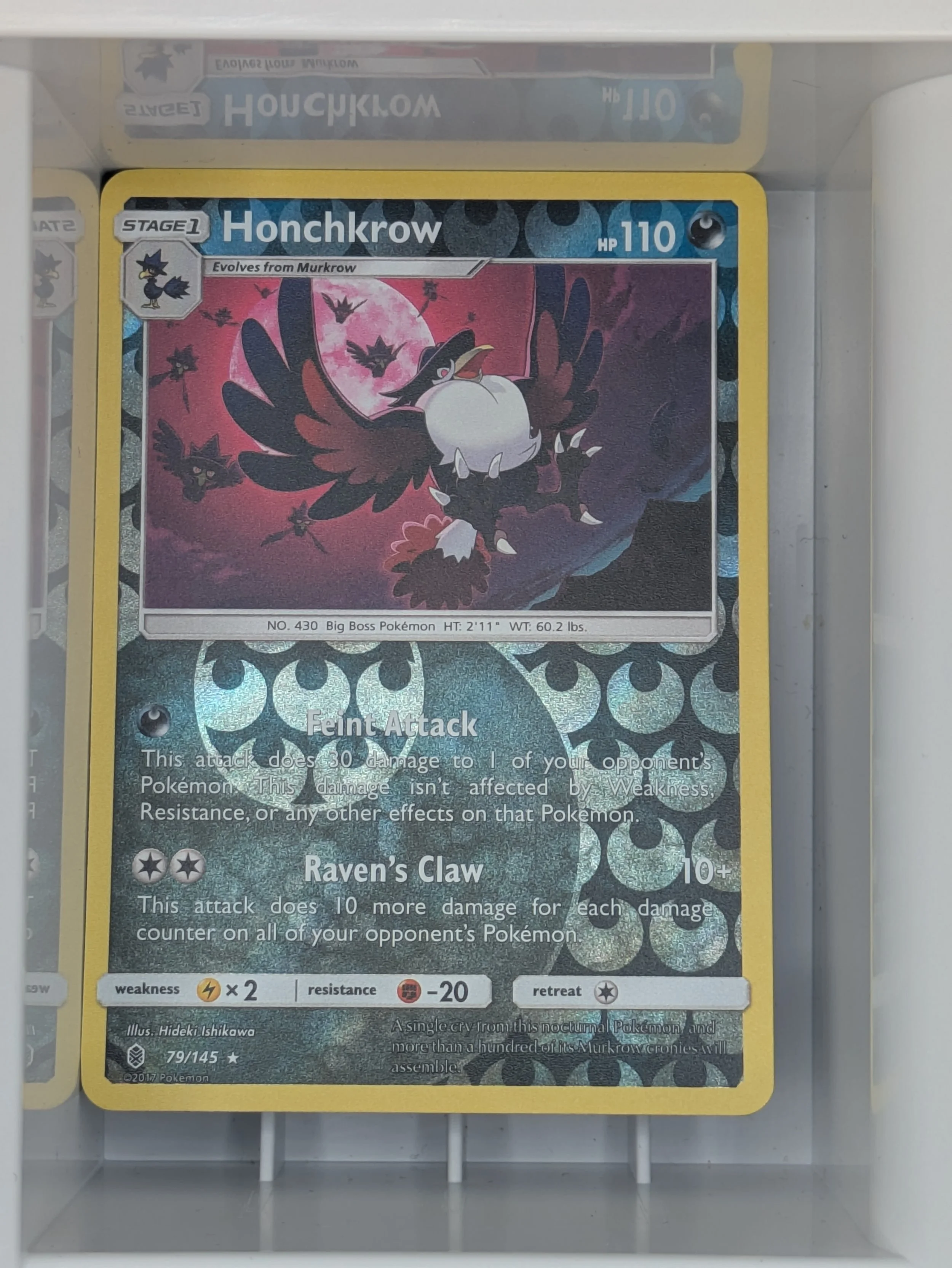 Honchkrow 79/145 Reverse Holo Light Played