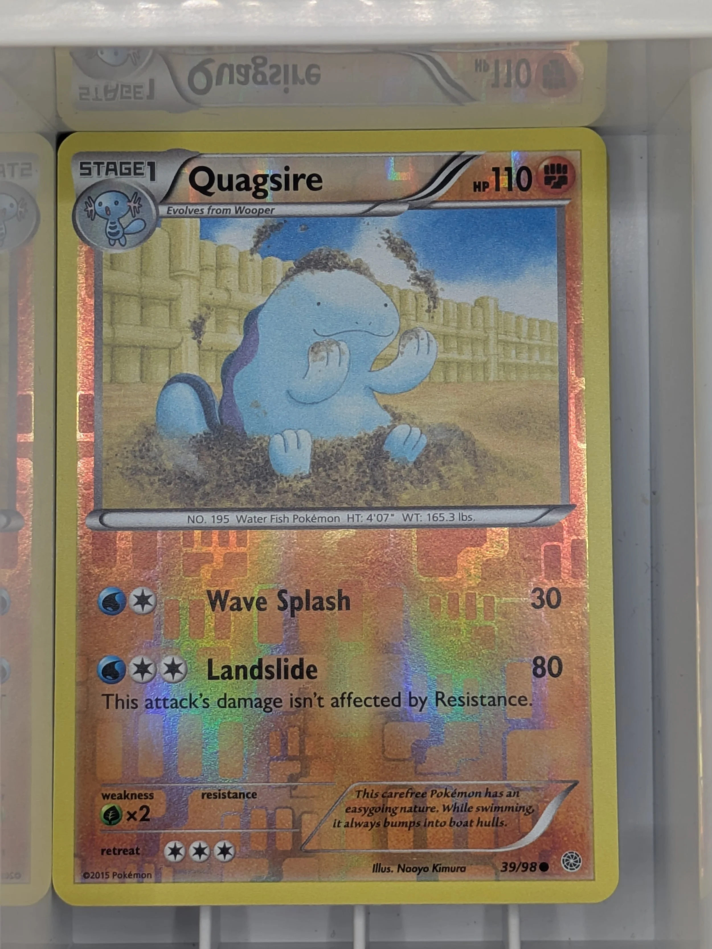 Quaqsire 39/98 Reverse Holo Light Played