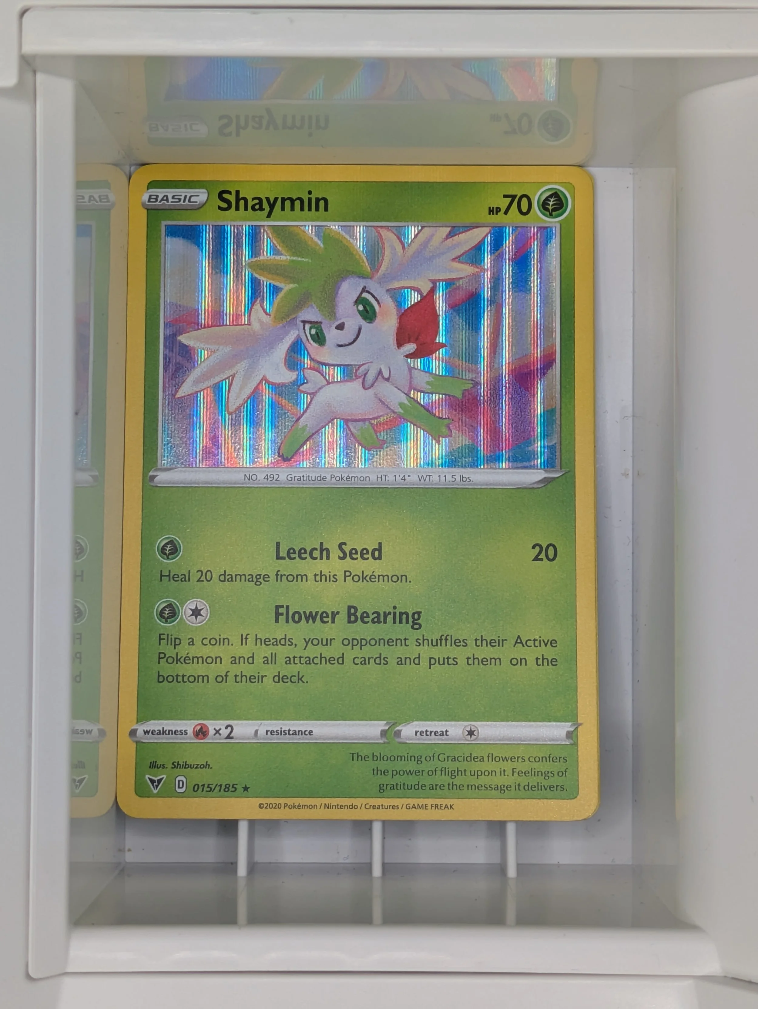Shaymin 15/185 Holo Light Played