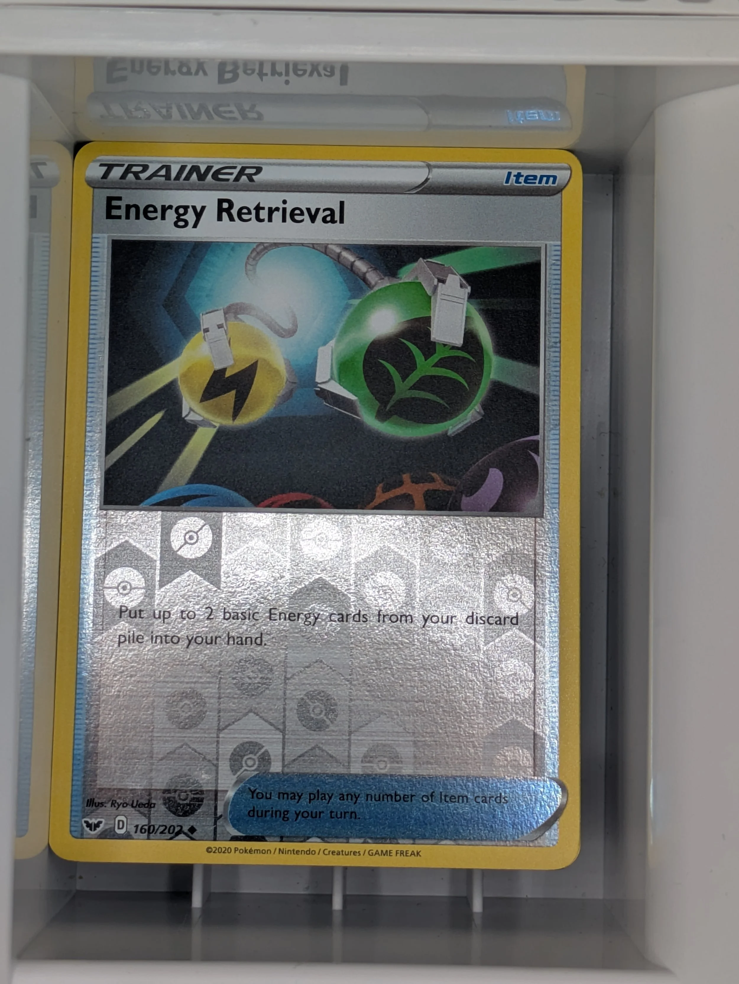 Energy Retrieval 160/202 Reverse Holo Light Played