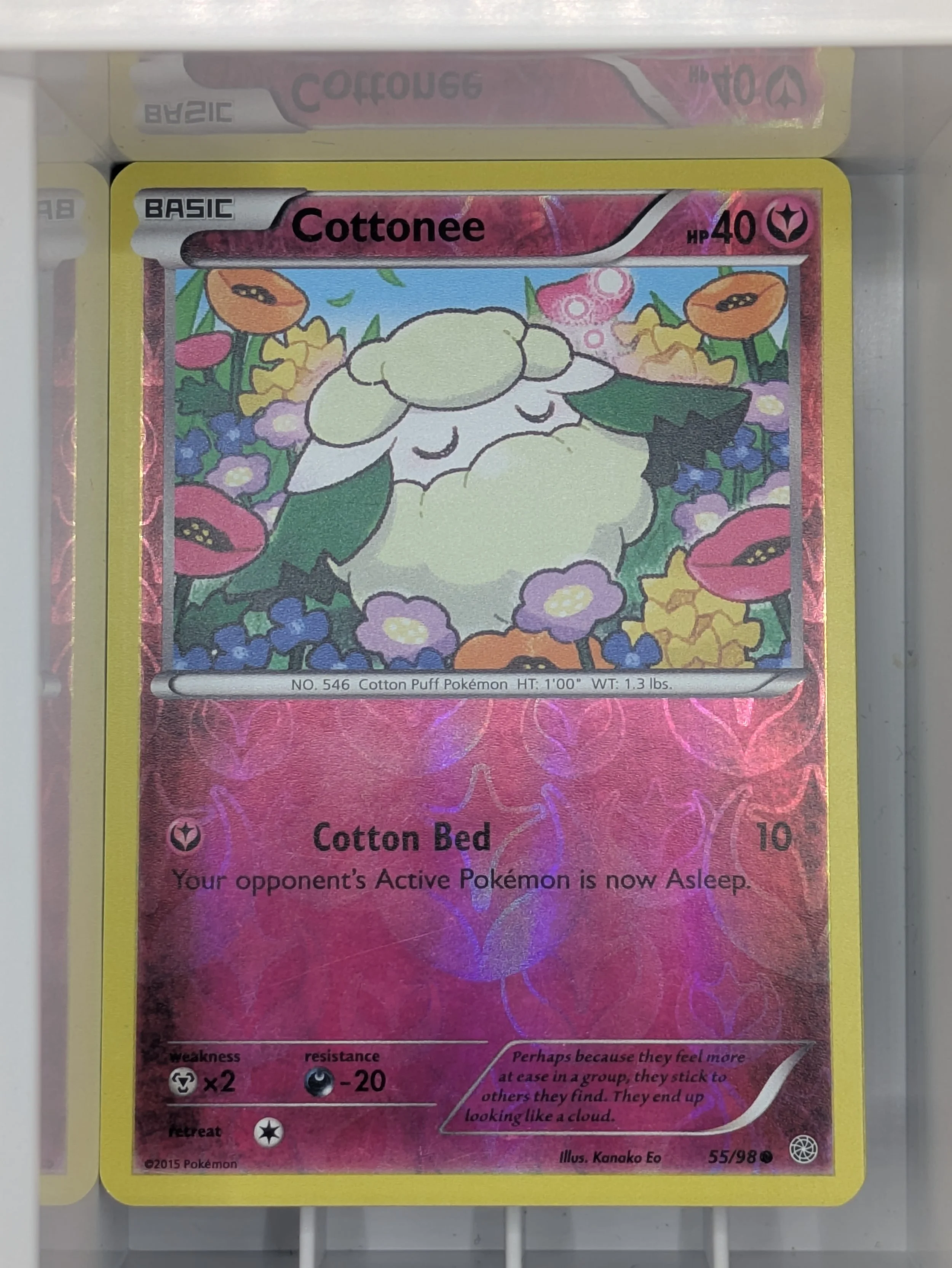 Cottonee 55/98 Reverse Holo Light Played