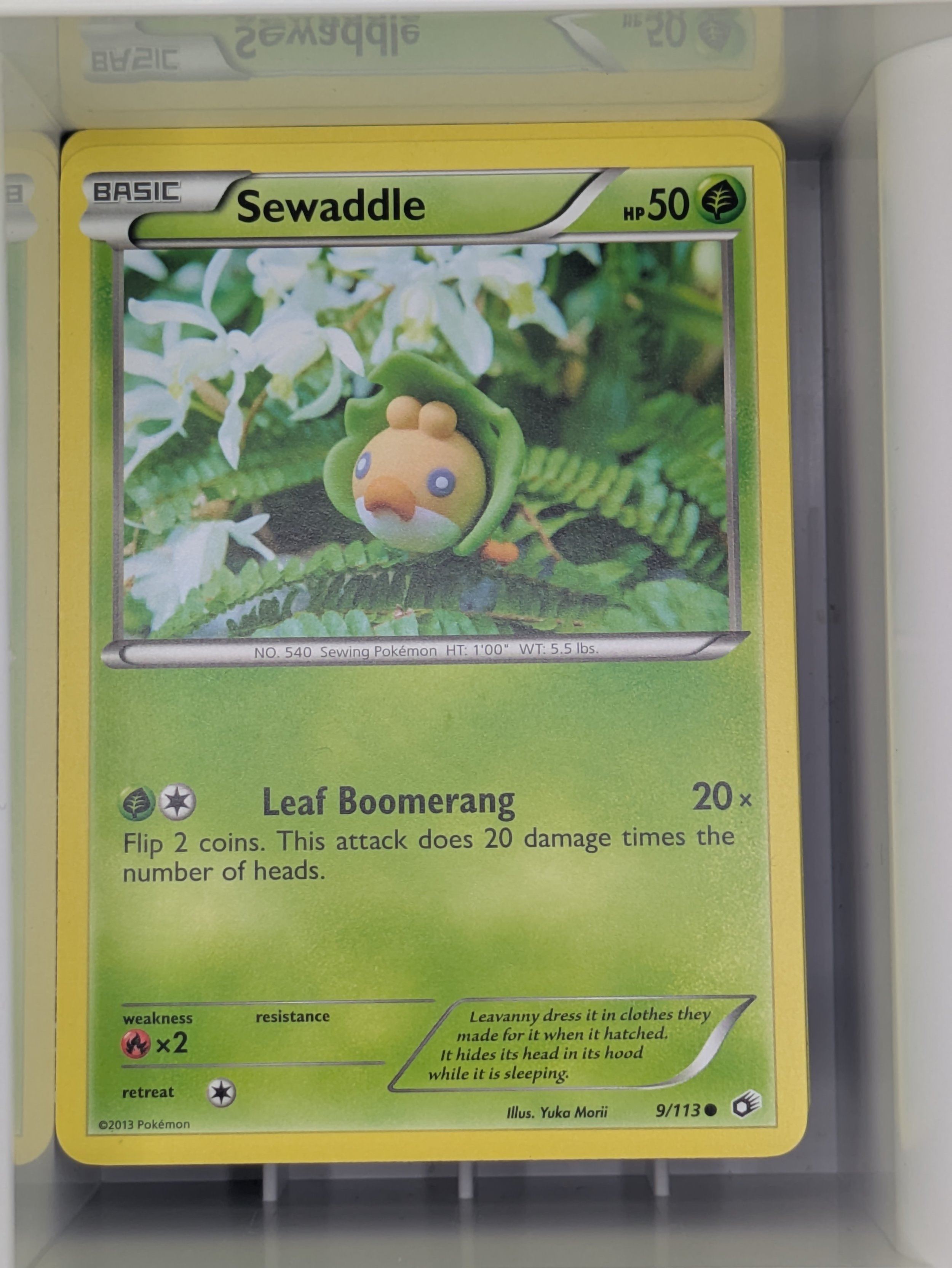Legendary Treasures - Sewaddle 9/113 Light Played