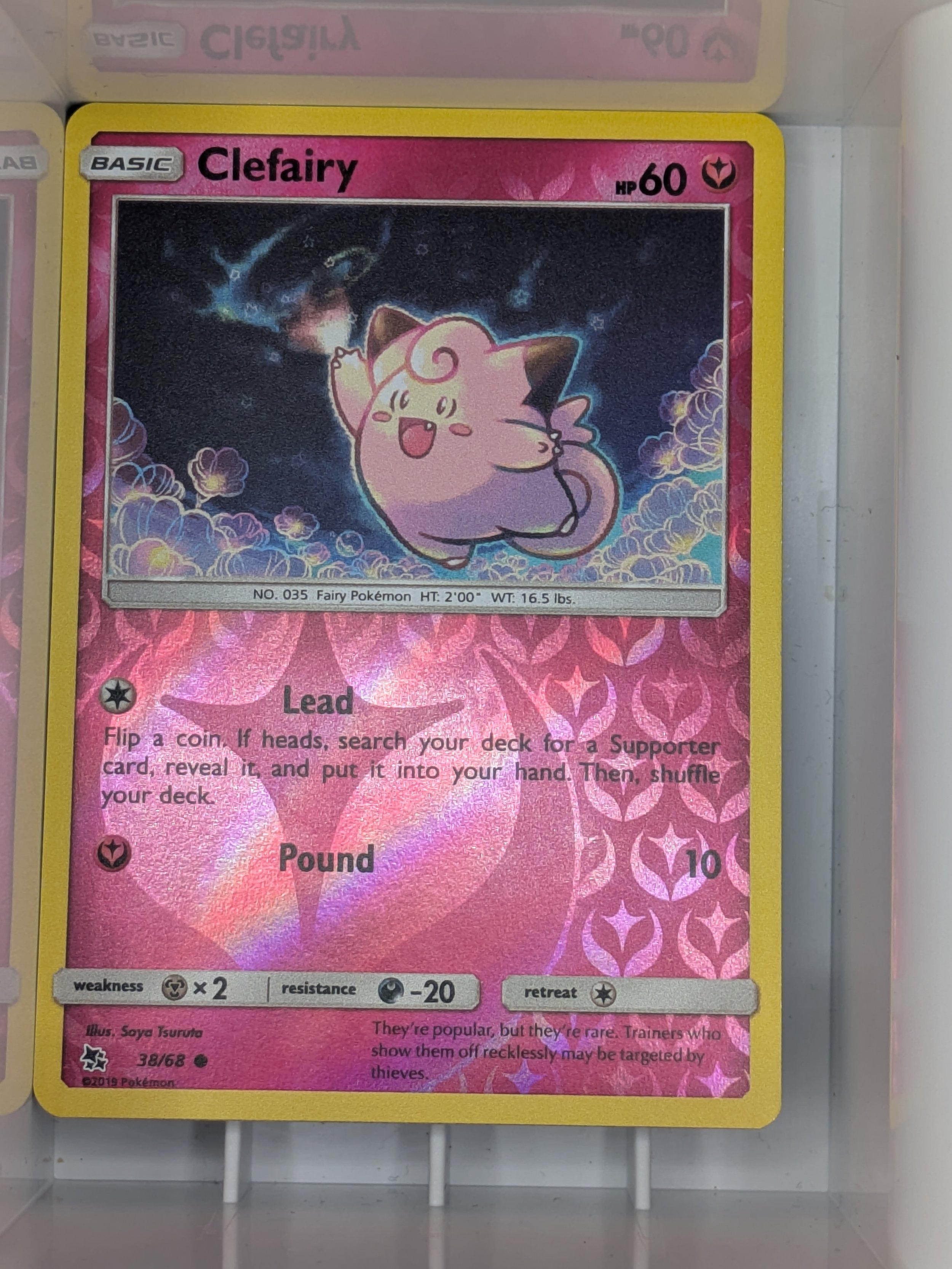 Clefairy 38/68 Reverse Holo Near Mint