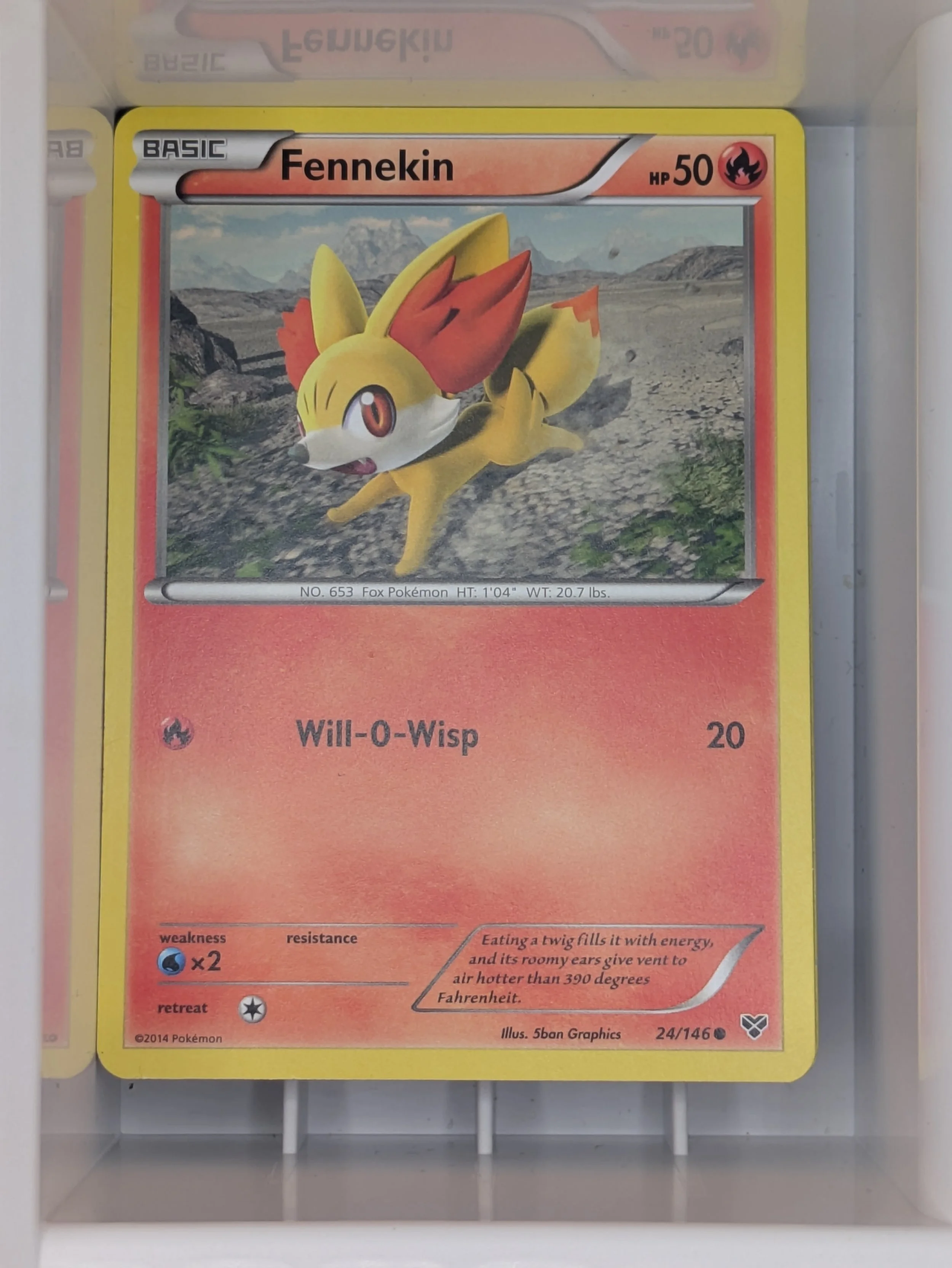 XY- Fennekin 24/146 Light Played