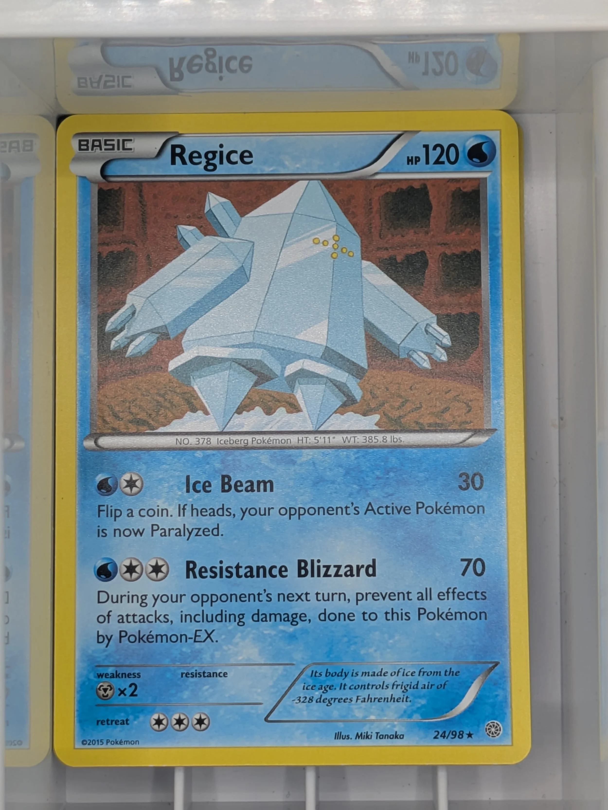 Regice 24/98 Light Played