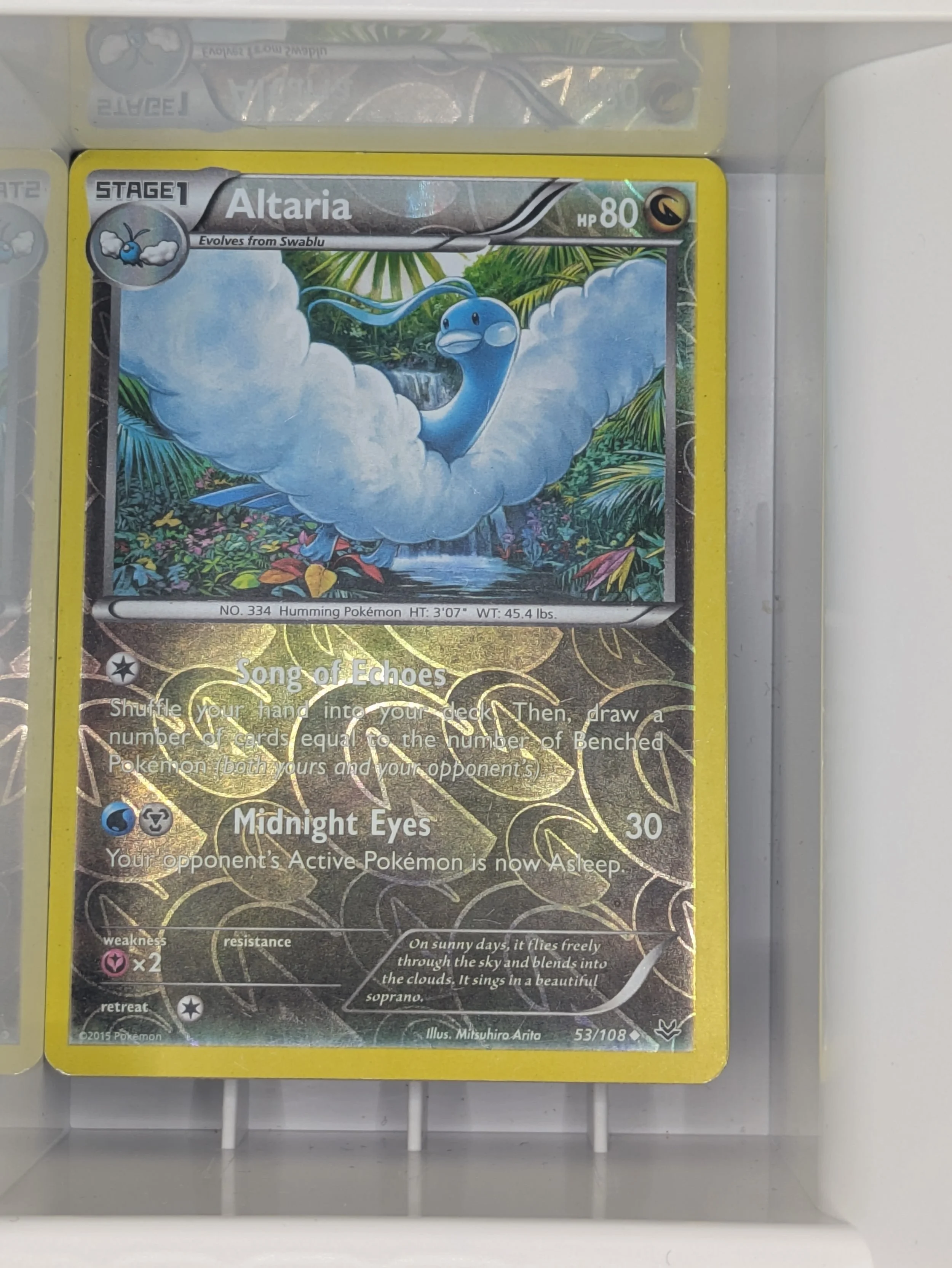 Altaria 53/108 Reverse Holo Light Played