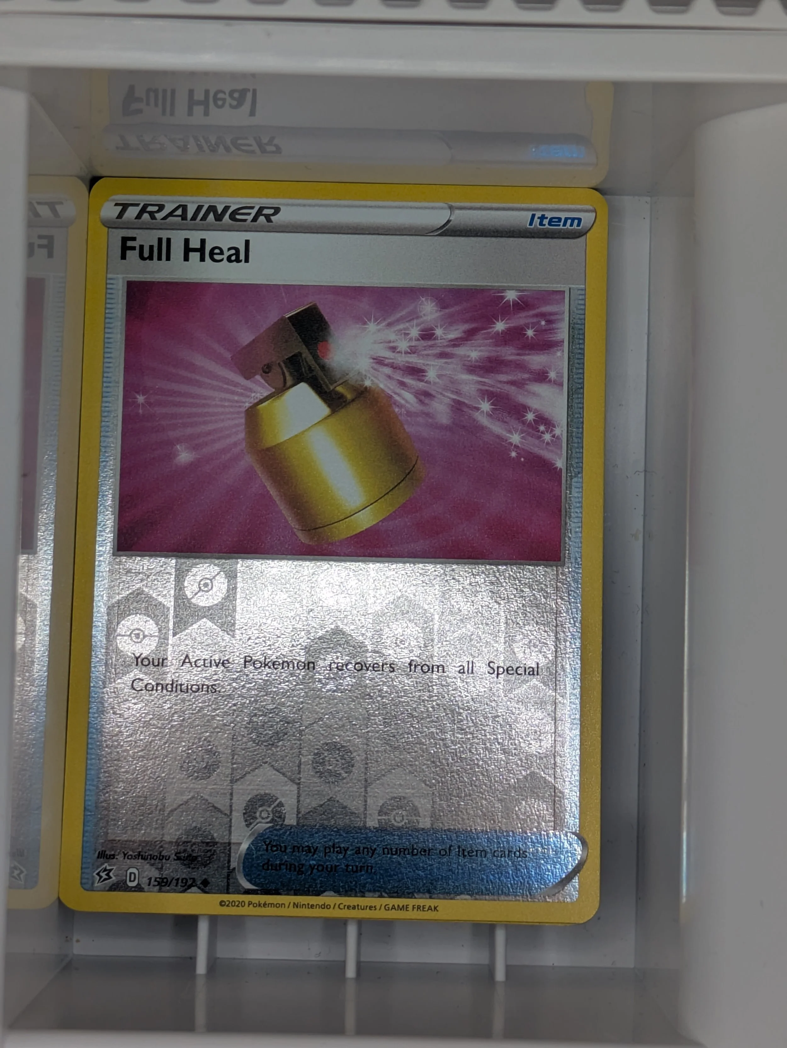 Full Heal 159/192 Reverse Holo Light Played