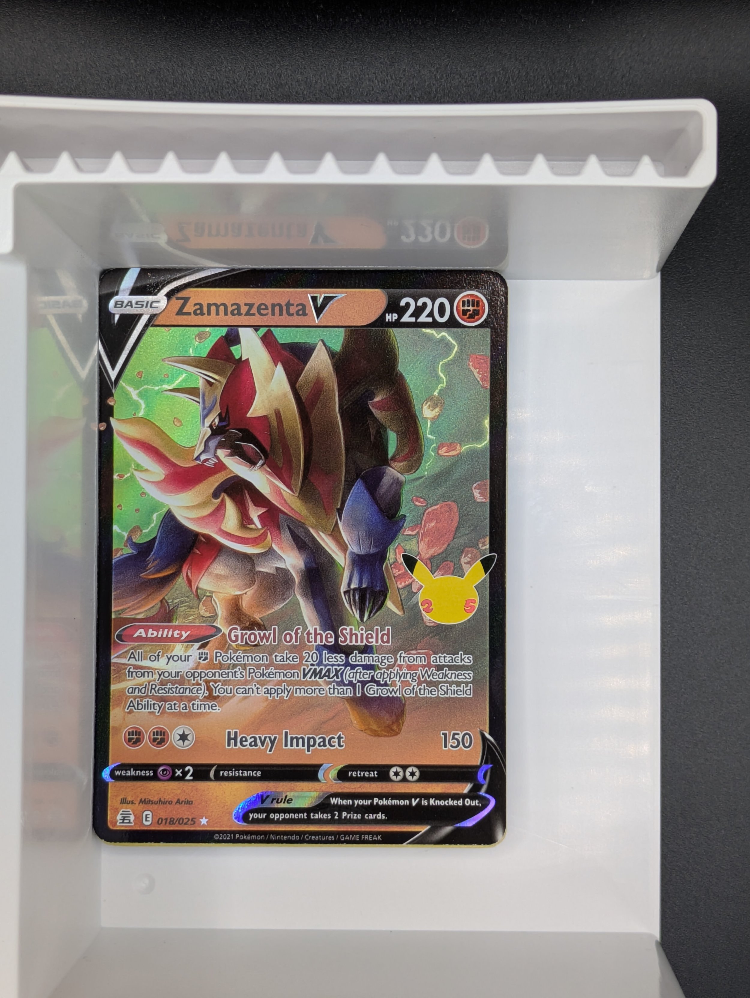 Zamazenta V 18/25 Light played