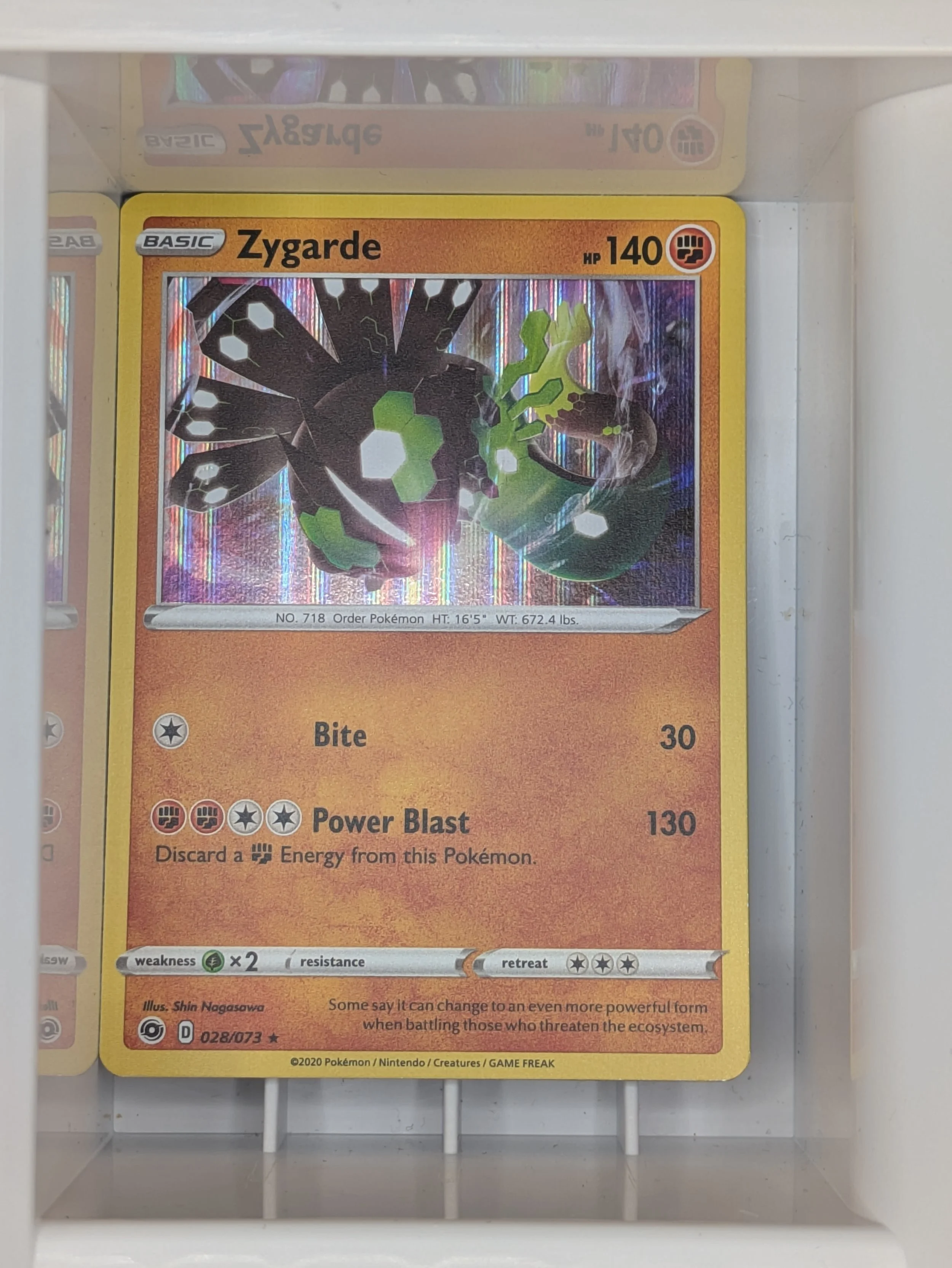 Zygarde 28/73 Holo Light Played