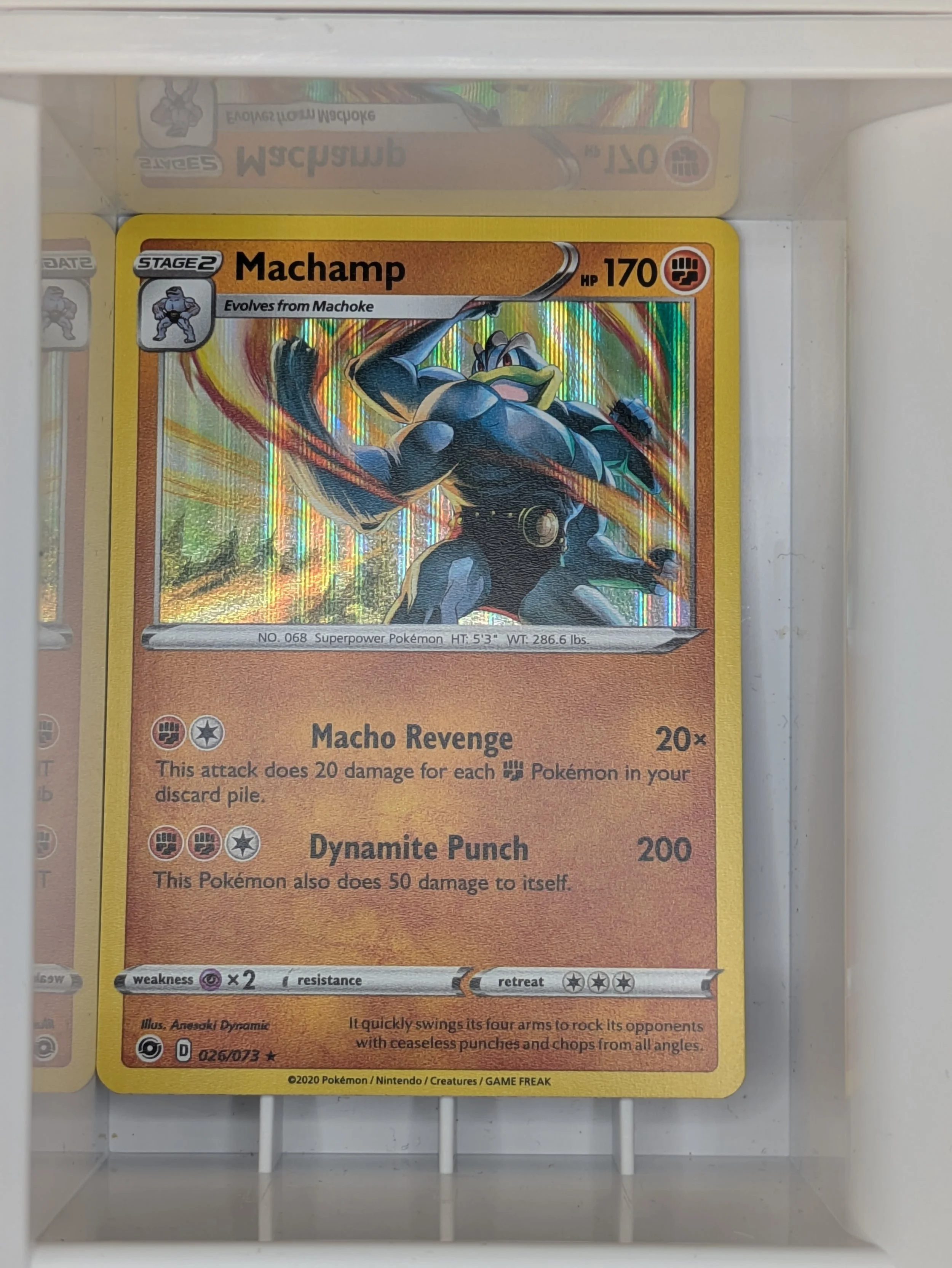 Machamp 26/73 Holo Light Played