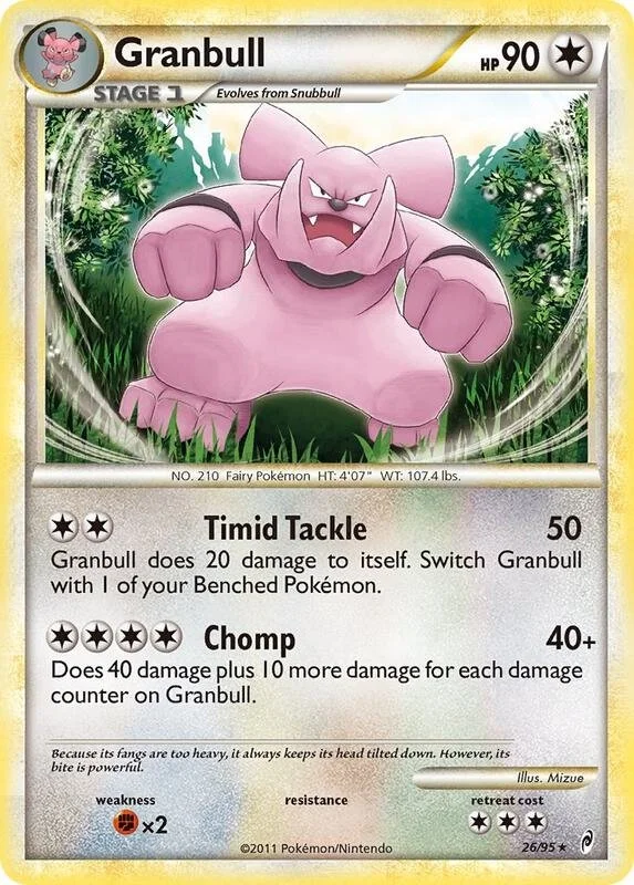 Call of Legends - Granbull 26/95 Non Holo (Light Played)
