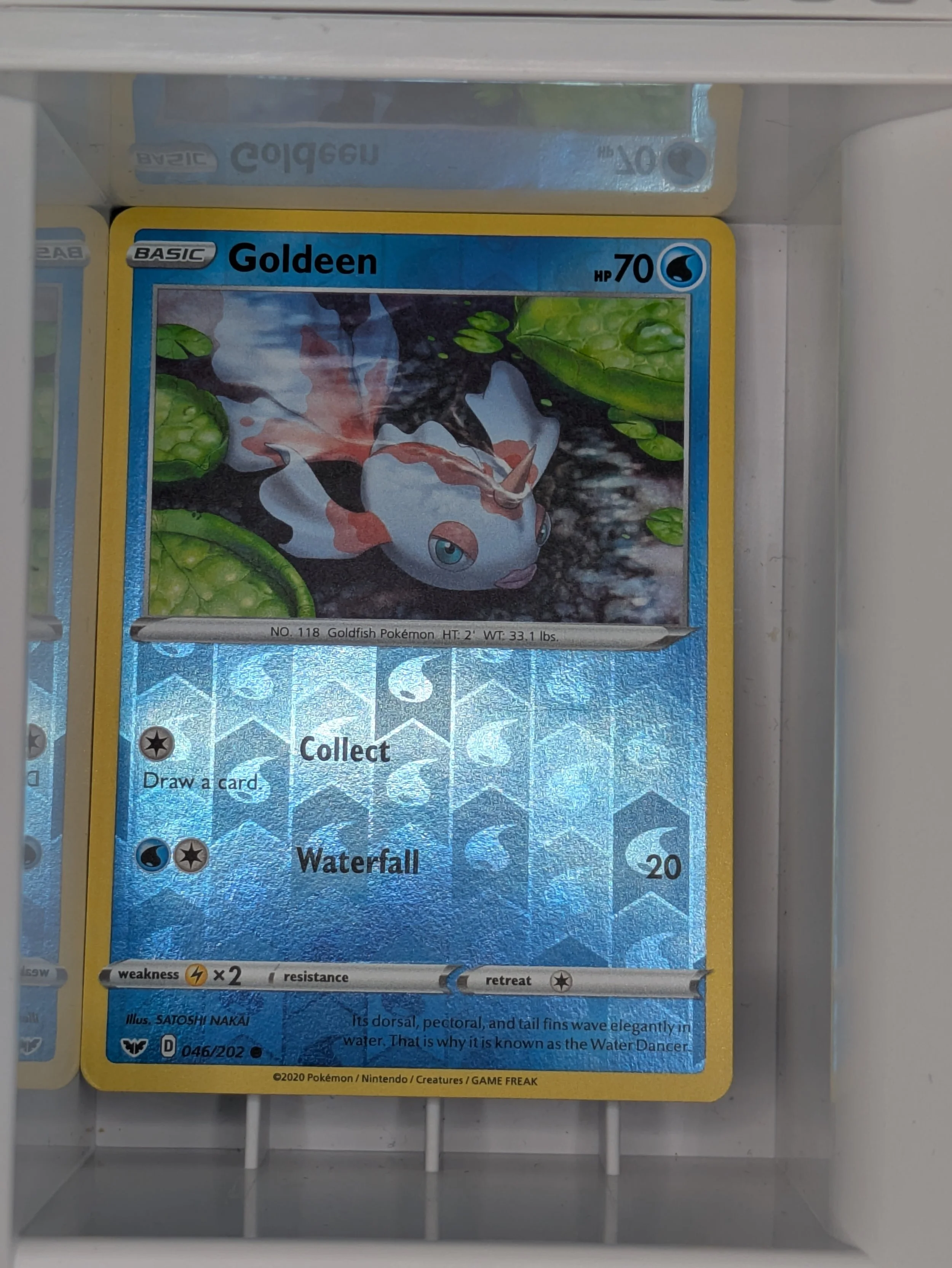 Goldeen 46/202 Reverse Holo Light Played