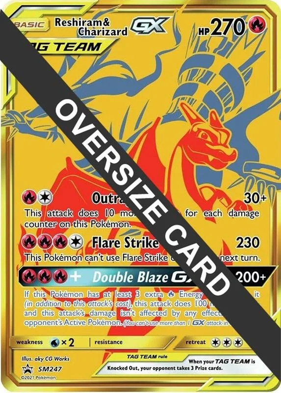 Reshiram & Charizard GX SM247