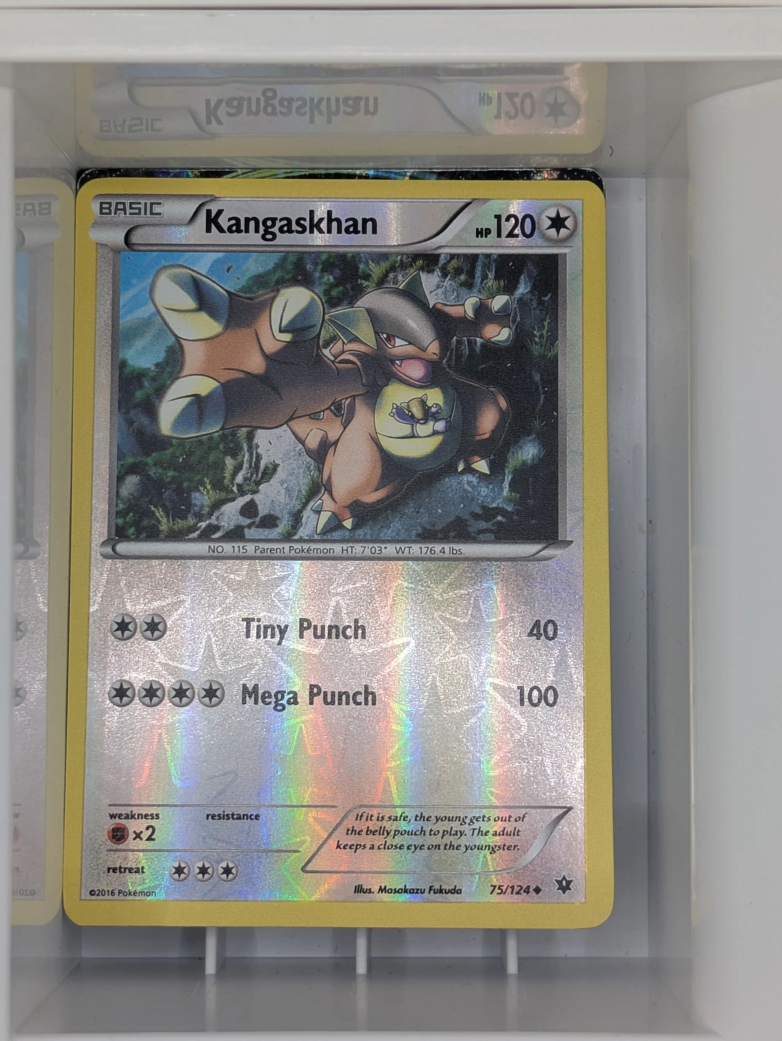 Kangaskhan 75/124 Reverse Holo Light Played
