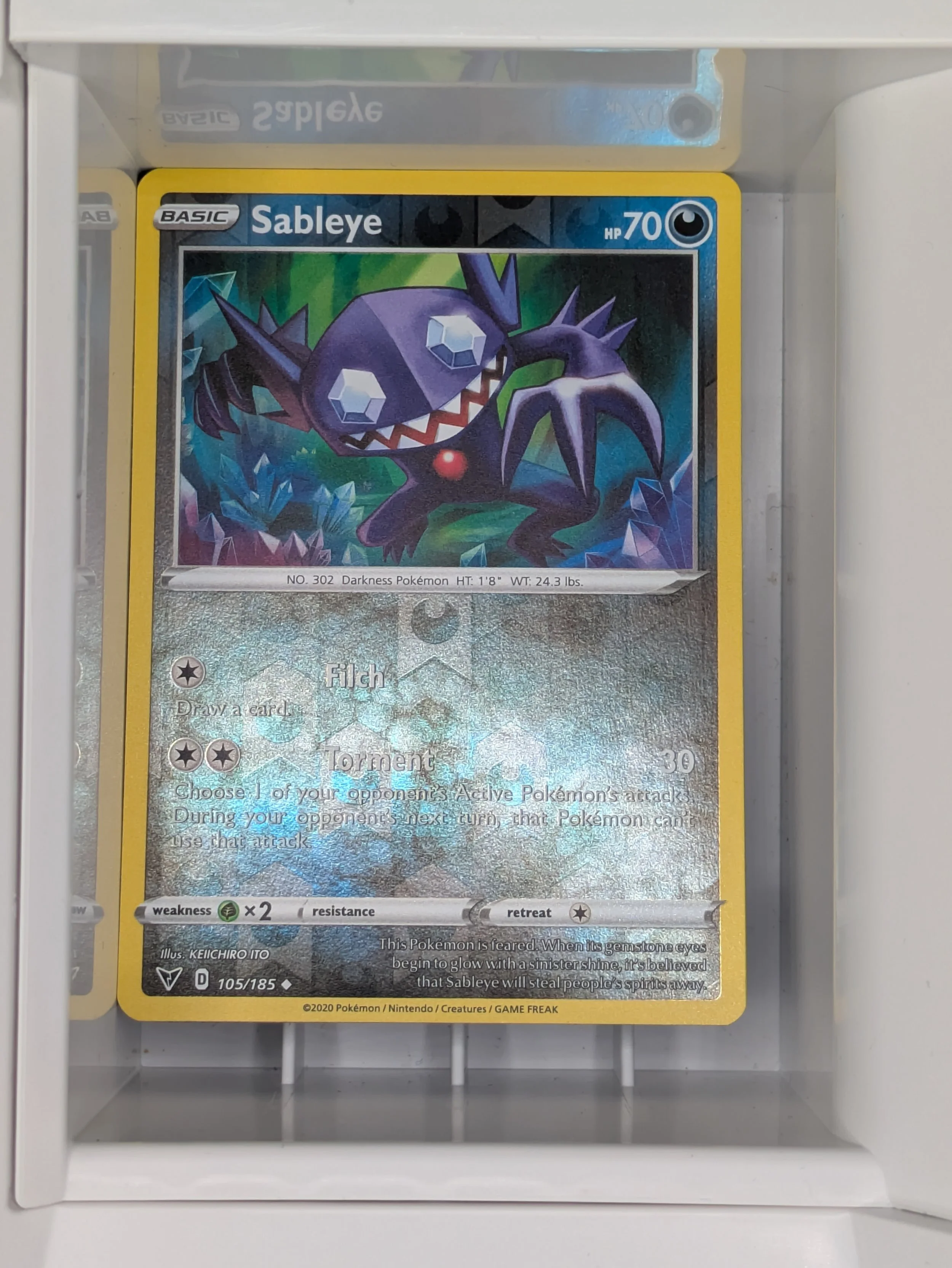 Sableye 105/185 Reverse Holo Light Played